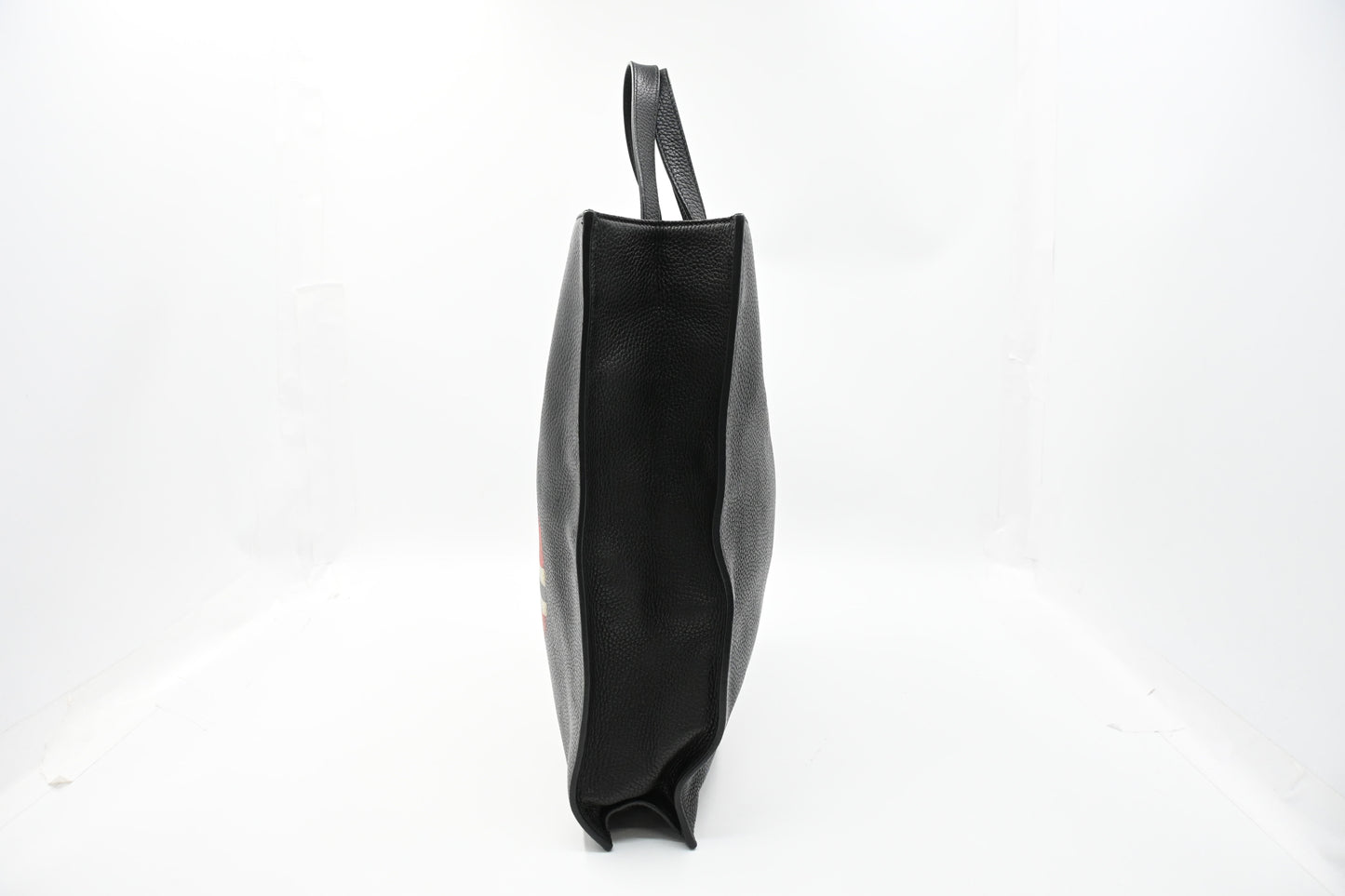 Gucci King Snake Tote in Black Leather