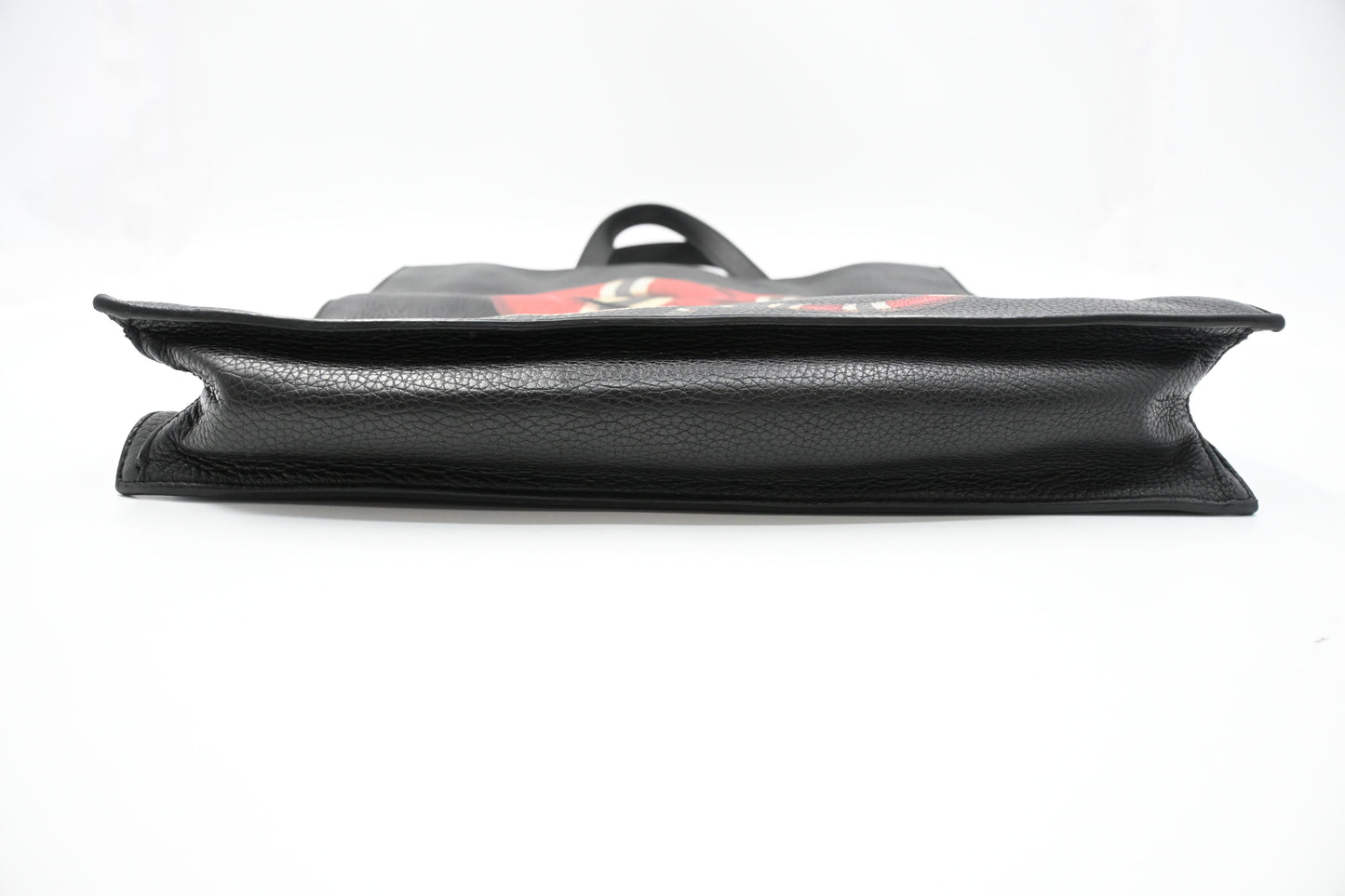 Gucci King Snake Tote in Black Leather