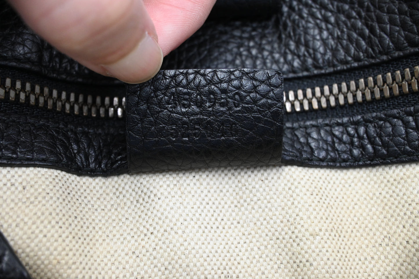 Gucci King Snake Tote in Black Leather