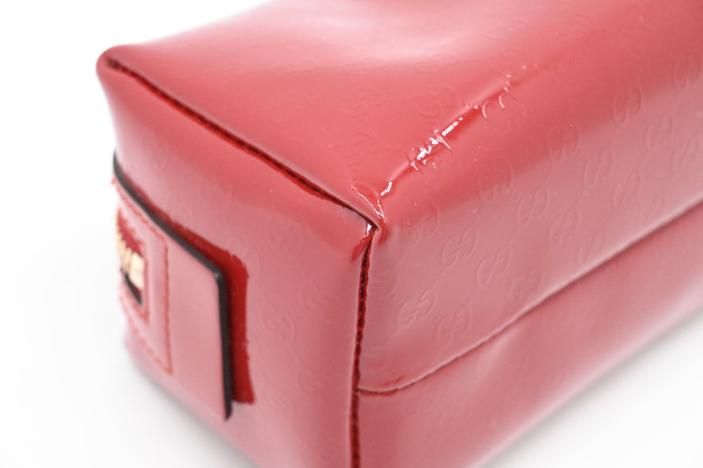 Gucci Pouch in Red Patent Leather