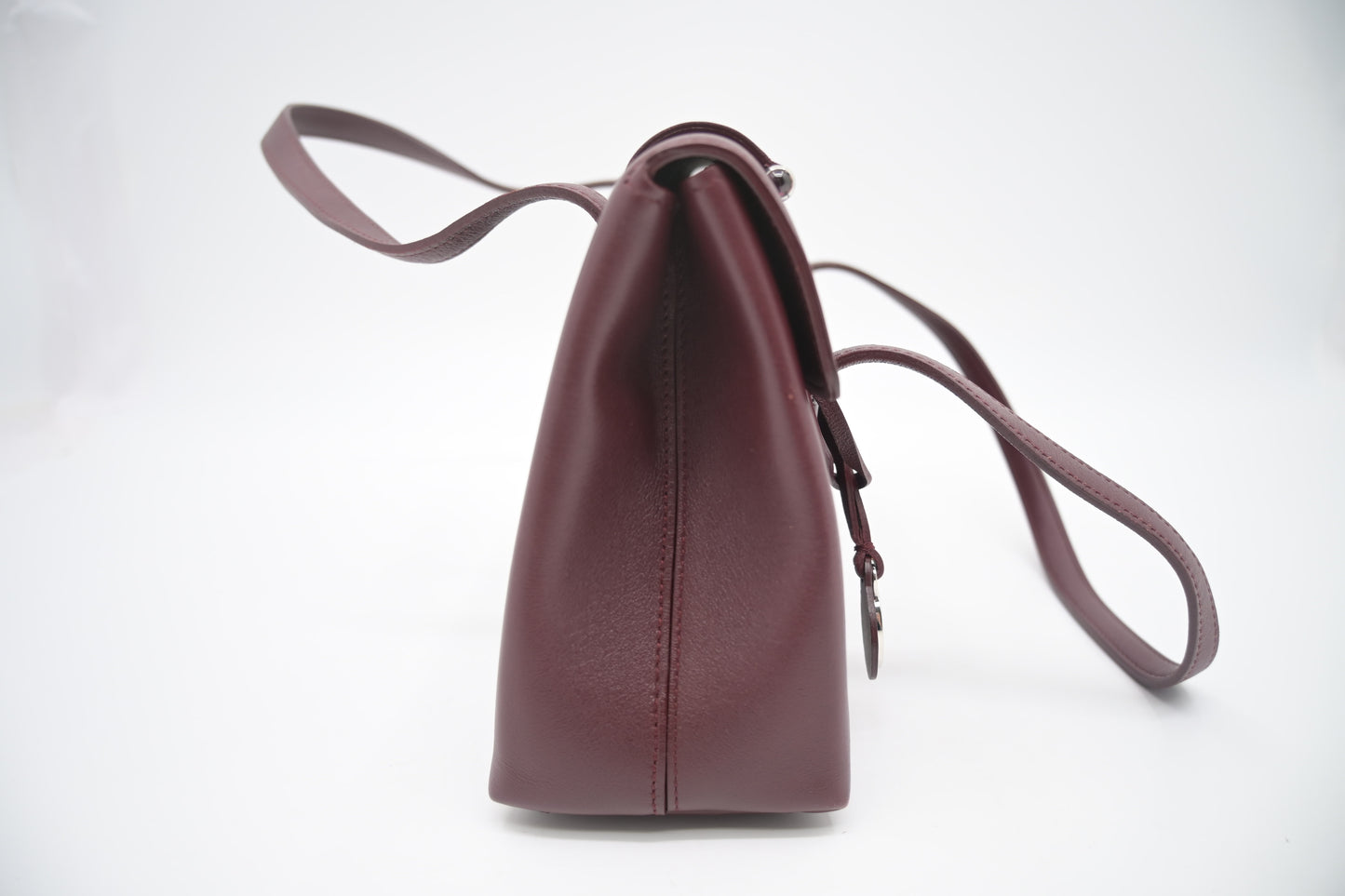 Cartier Handbag in Burgundy Leather