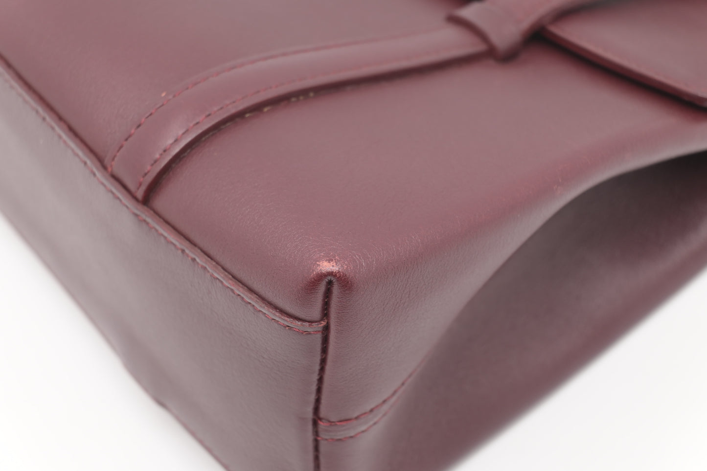 Cartier Handbag in Burgundy Leather