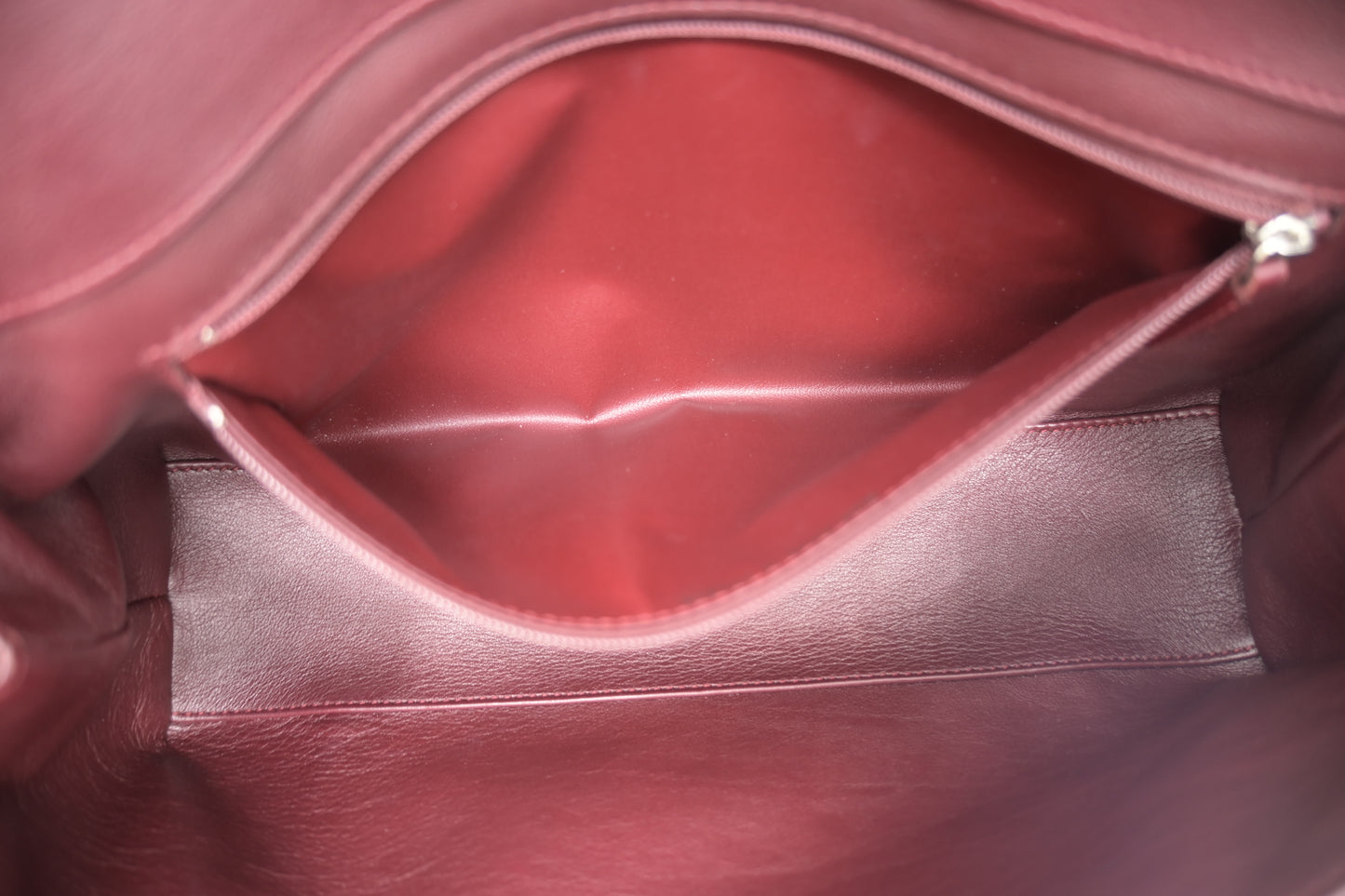 Cartier Handbag in Burgundy Leather