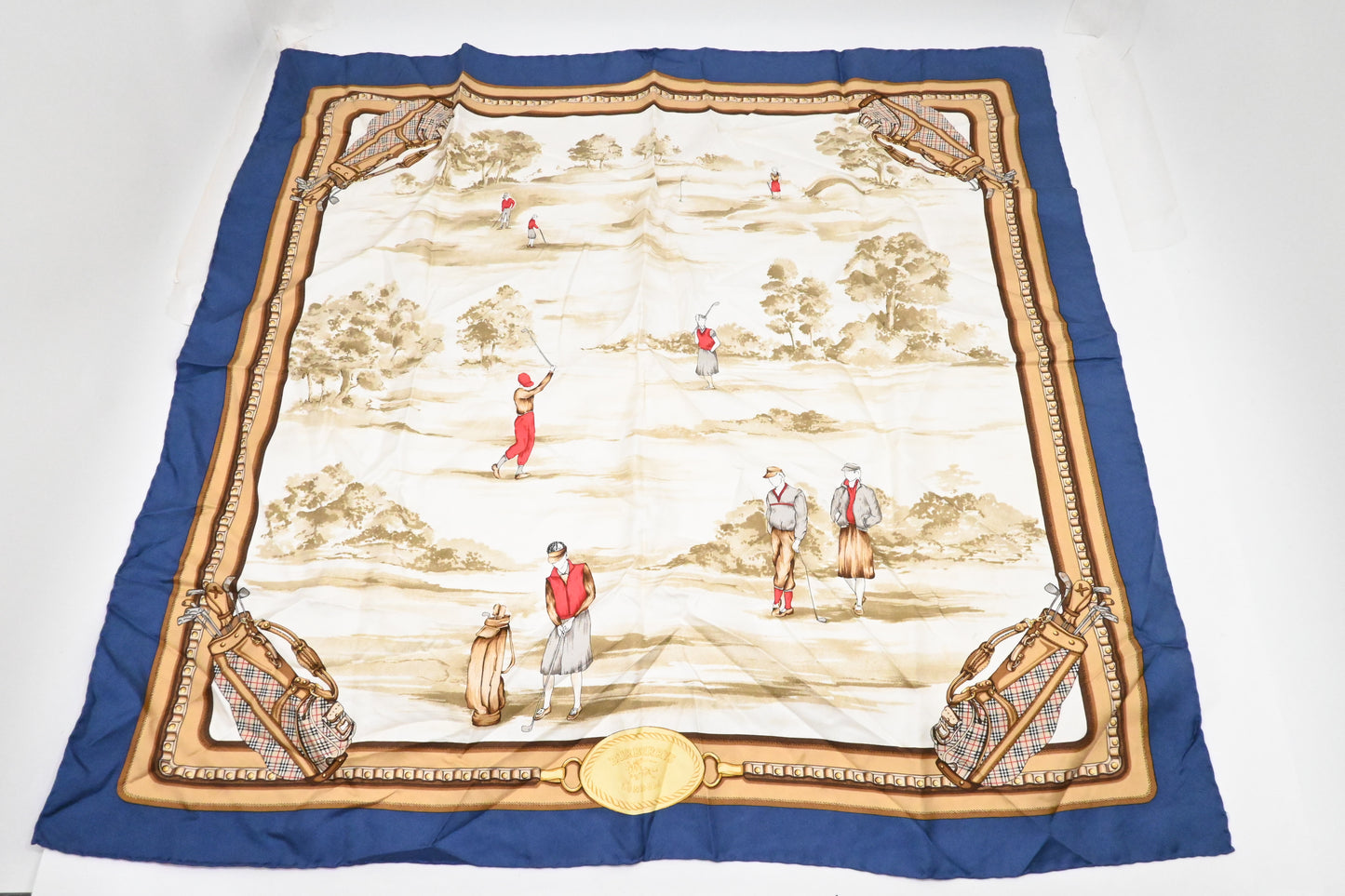 Burberry Golf Scarf in Silk