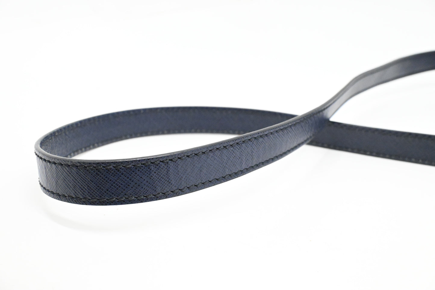 Ferragamo Two Way Bag in Blue Canvas and Leather