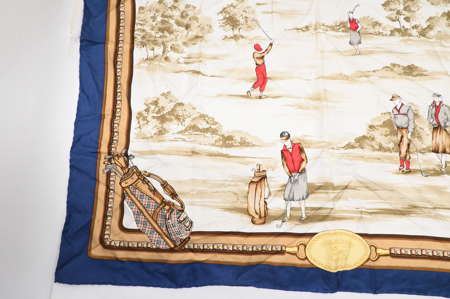 Burberry Golf Scarf in Silk