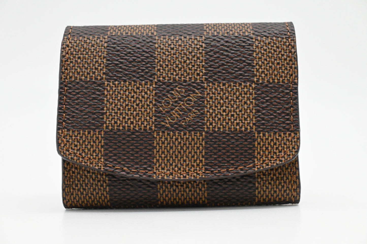 Louis Vuitton Cufflinks Case in Damier Ebene Canvas