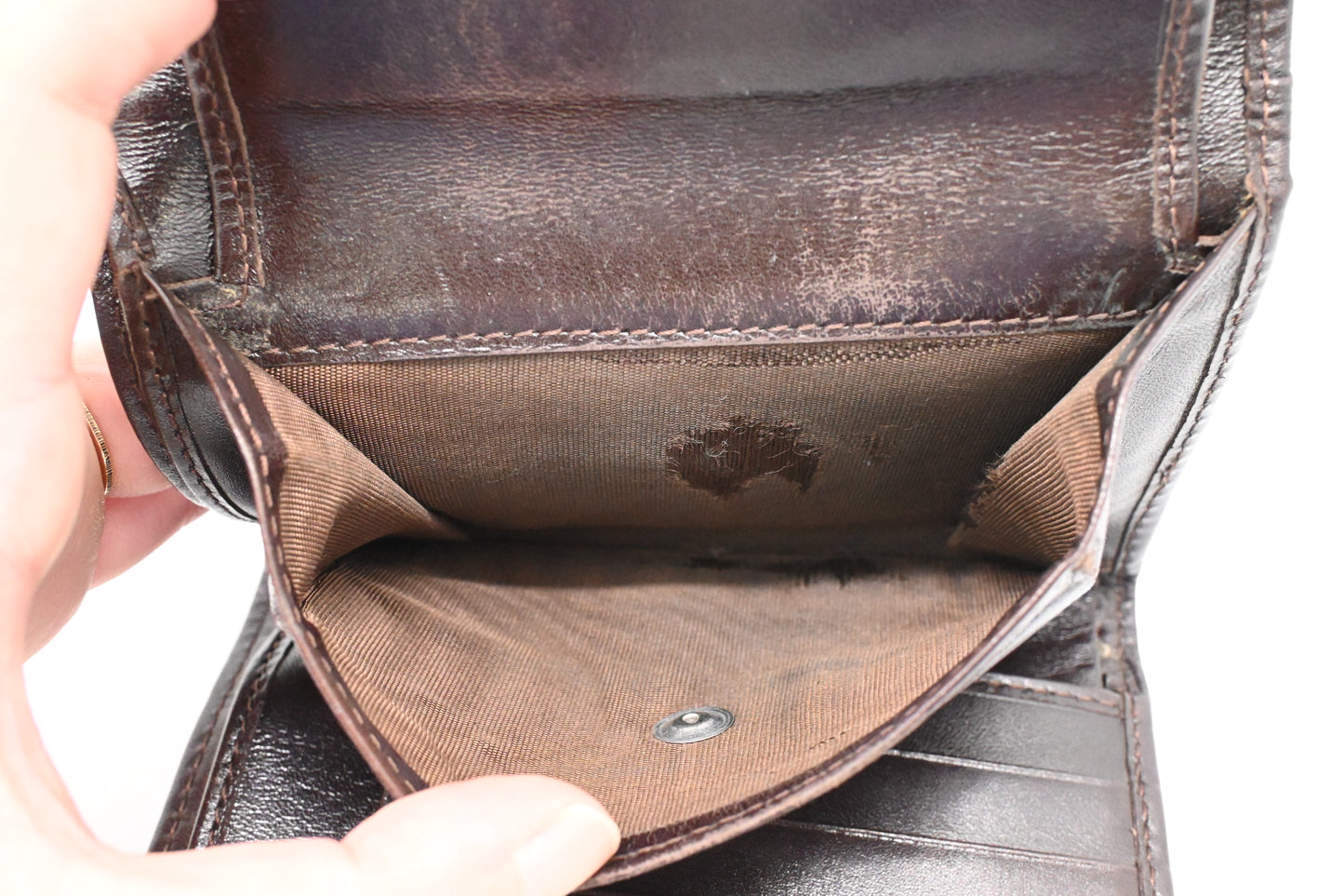 Fendi Compact Wallet in Zucca Canvas