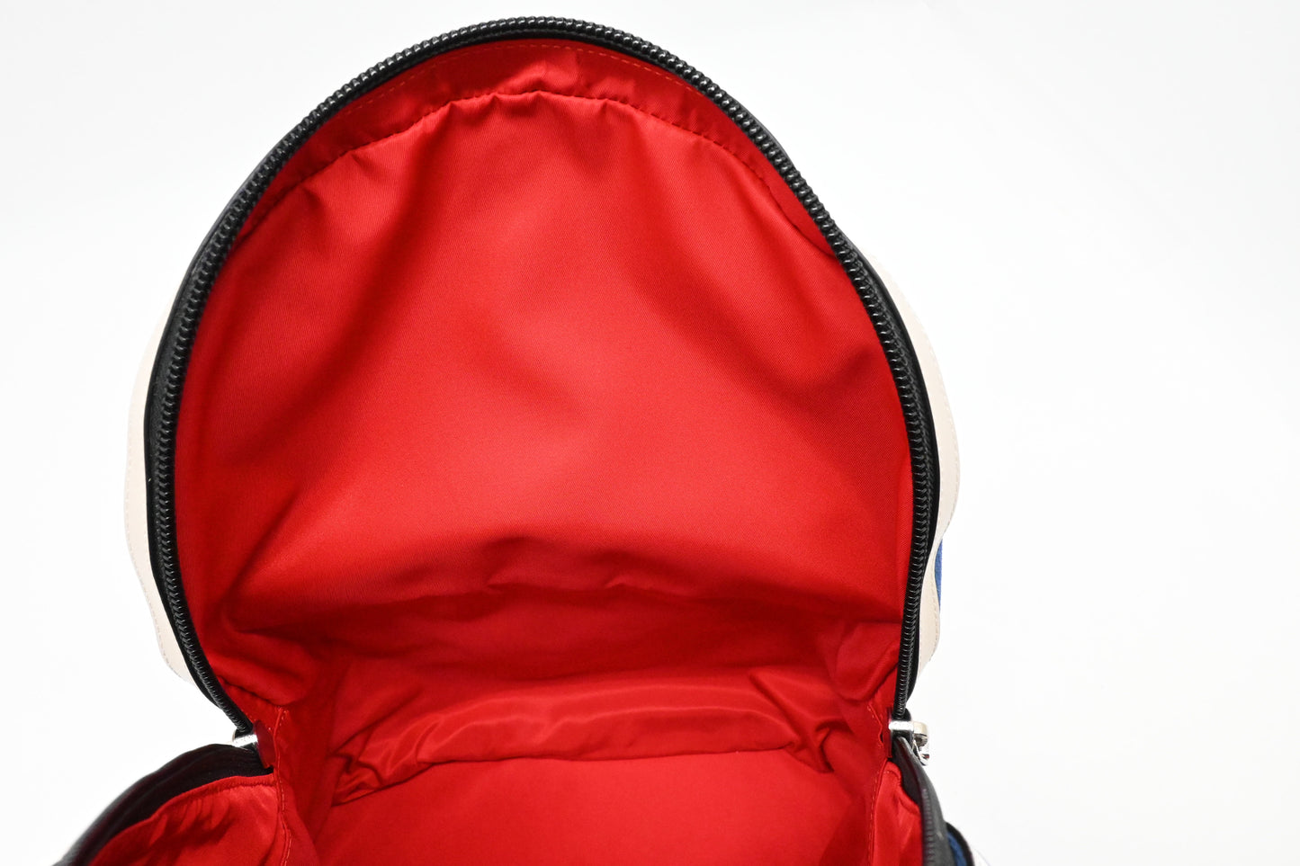 Louboutin Backloubi Backpack in Blue Velvet