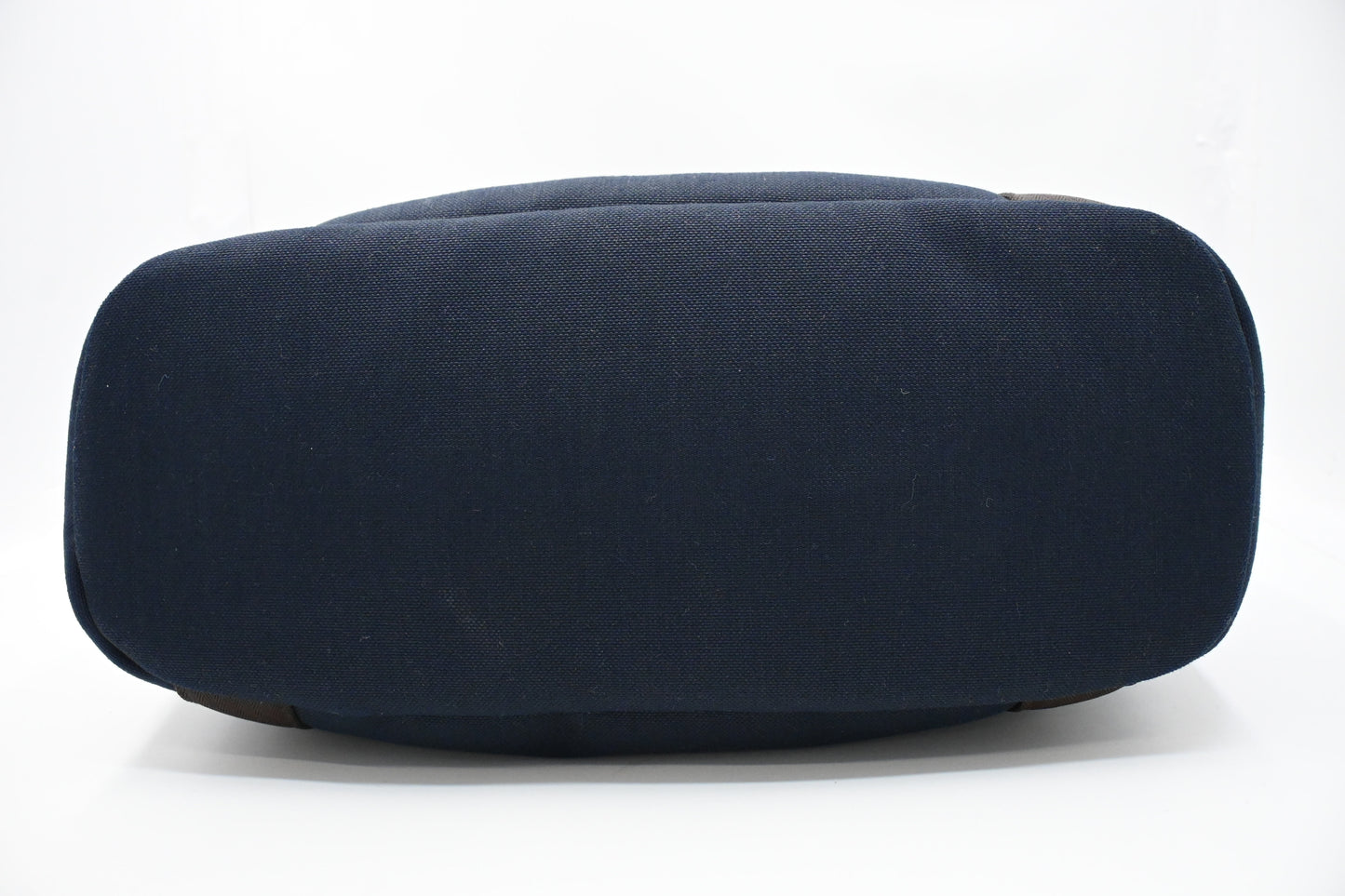 Hermes Sac de Pansage/Grooming Bag in Navy Blue Canvas