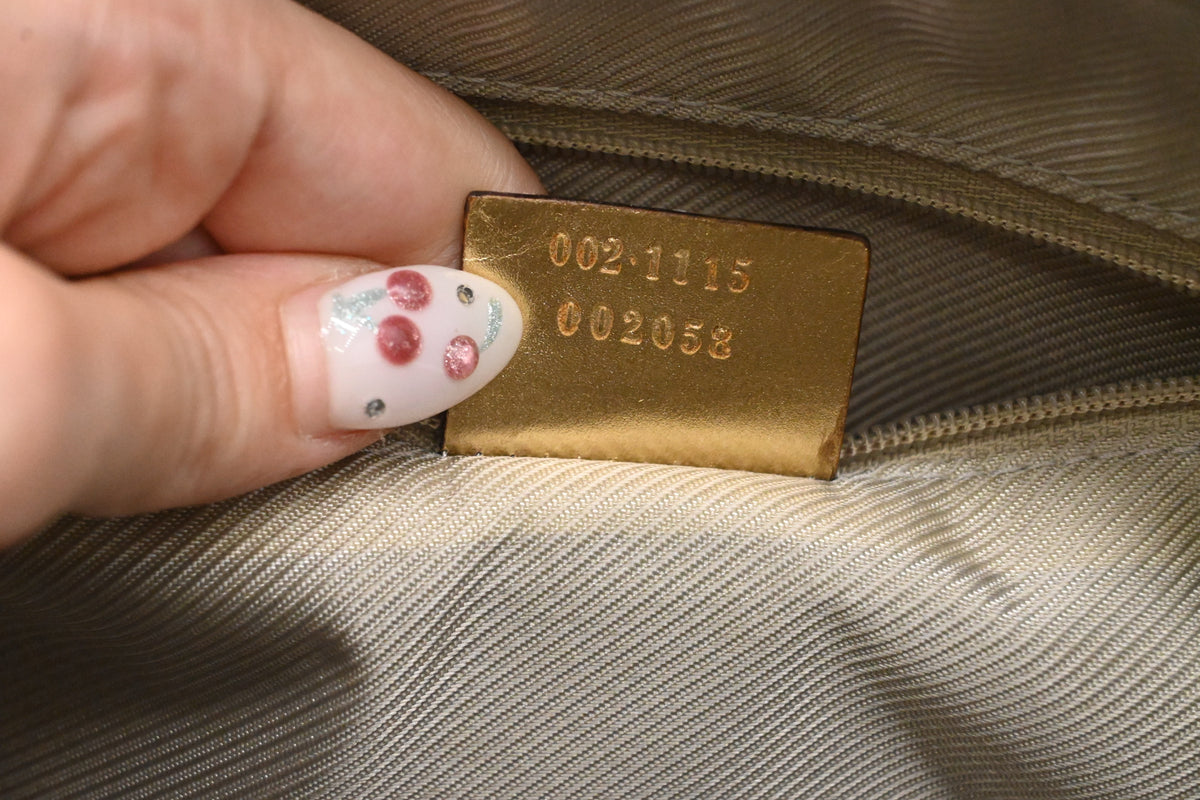 Gucci Boston Bag in Gold Canvas