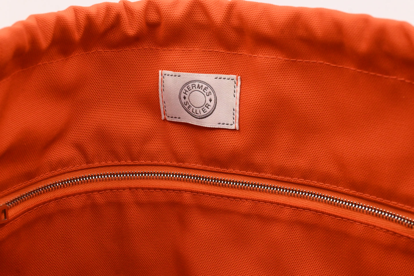 Hermes Sac de Pansage/Grooming Bag in Navy Blue Canvas