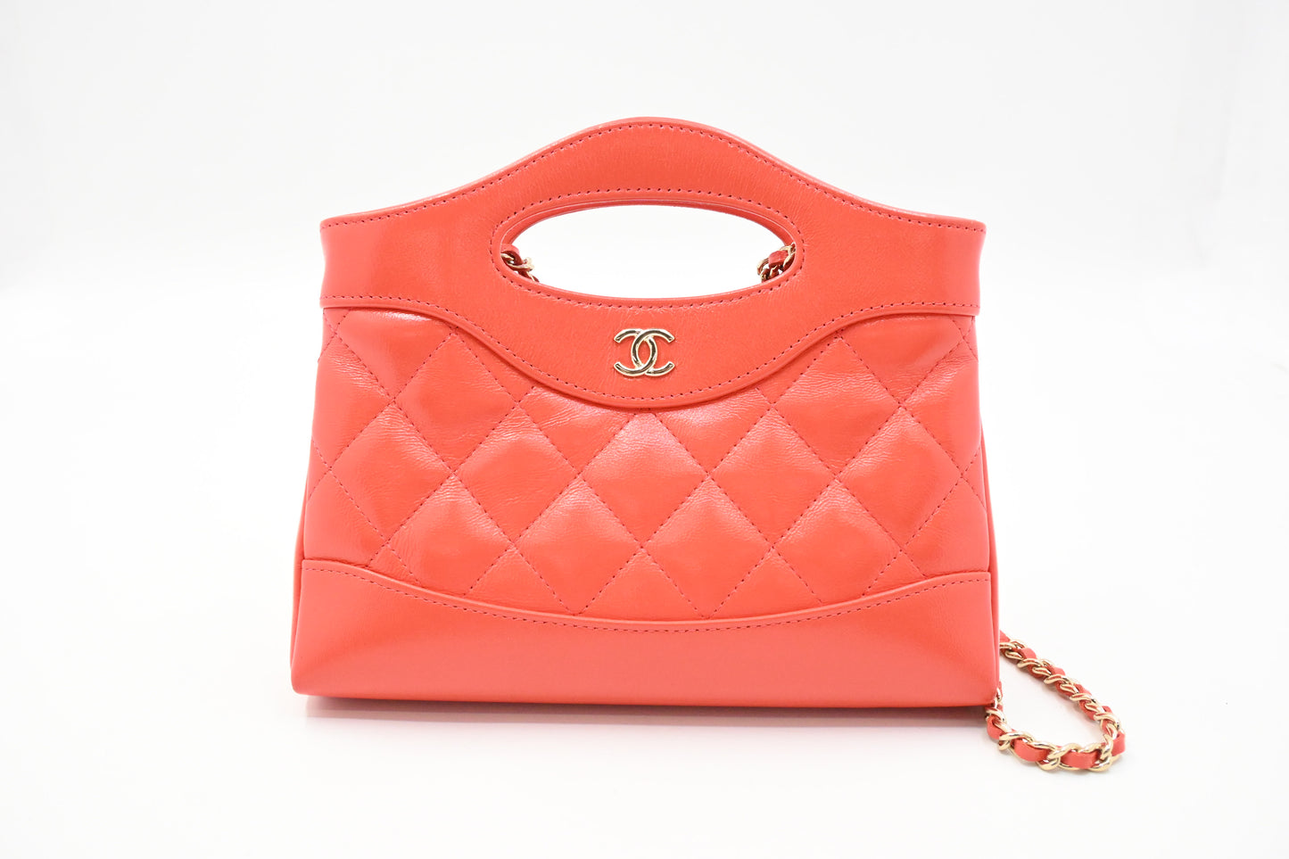 Chanel 31 Mini in Coral Leather