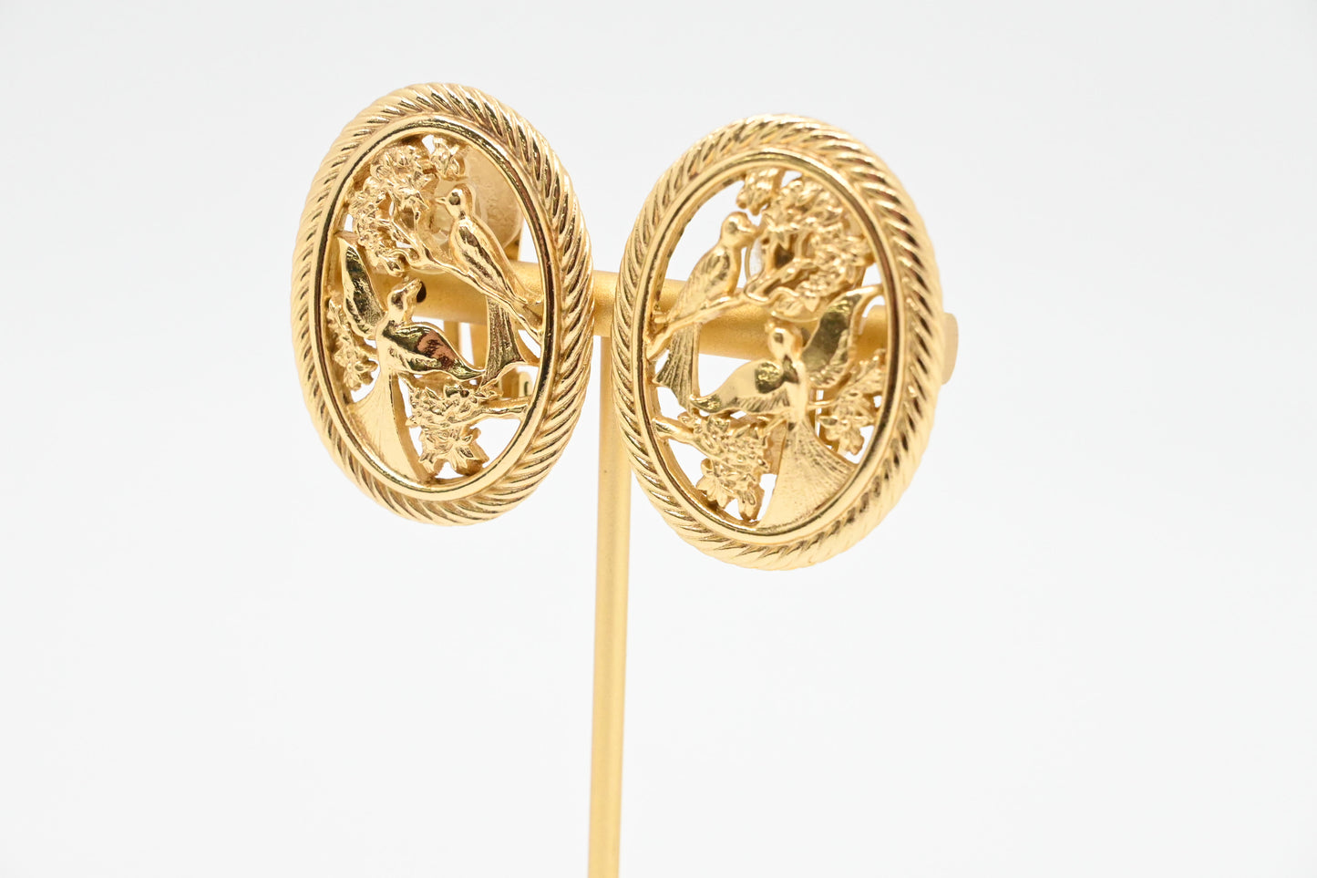 Dior Clip-On Bird Earrings