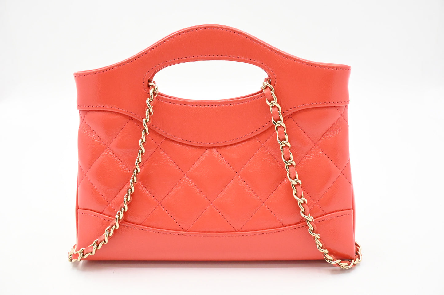 Chanel 31 Mini in Coral Leather