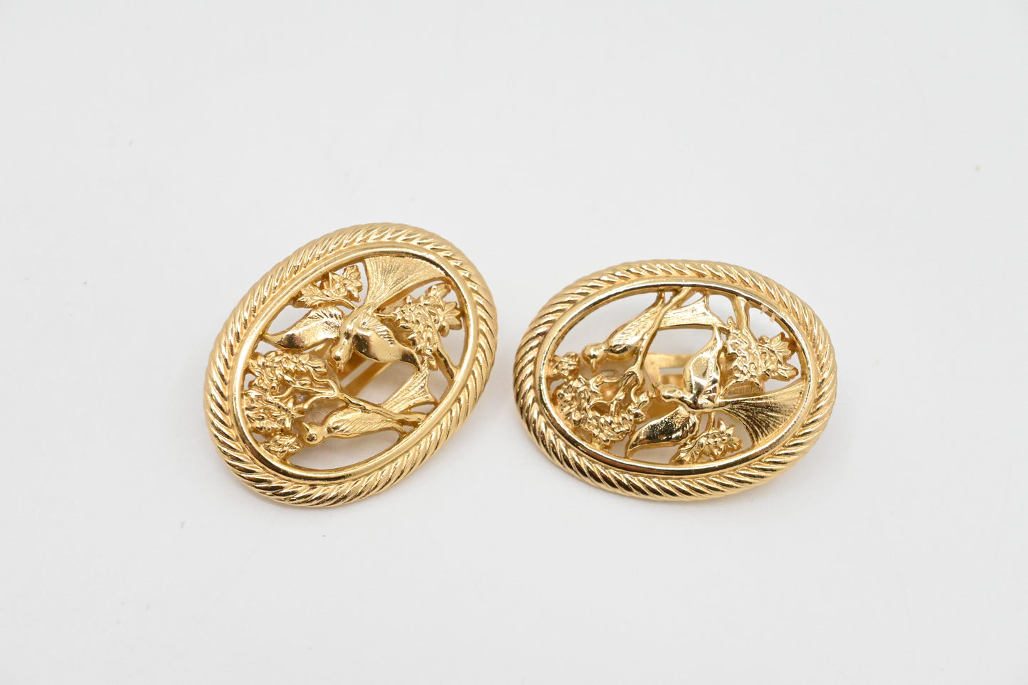 Dior Clip-On Bird Earrings