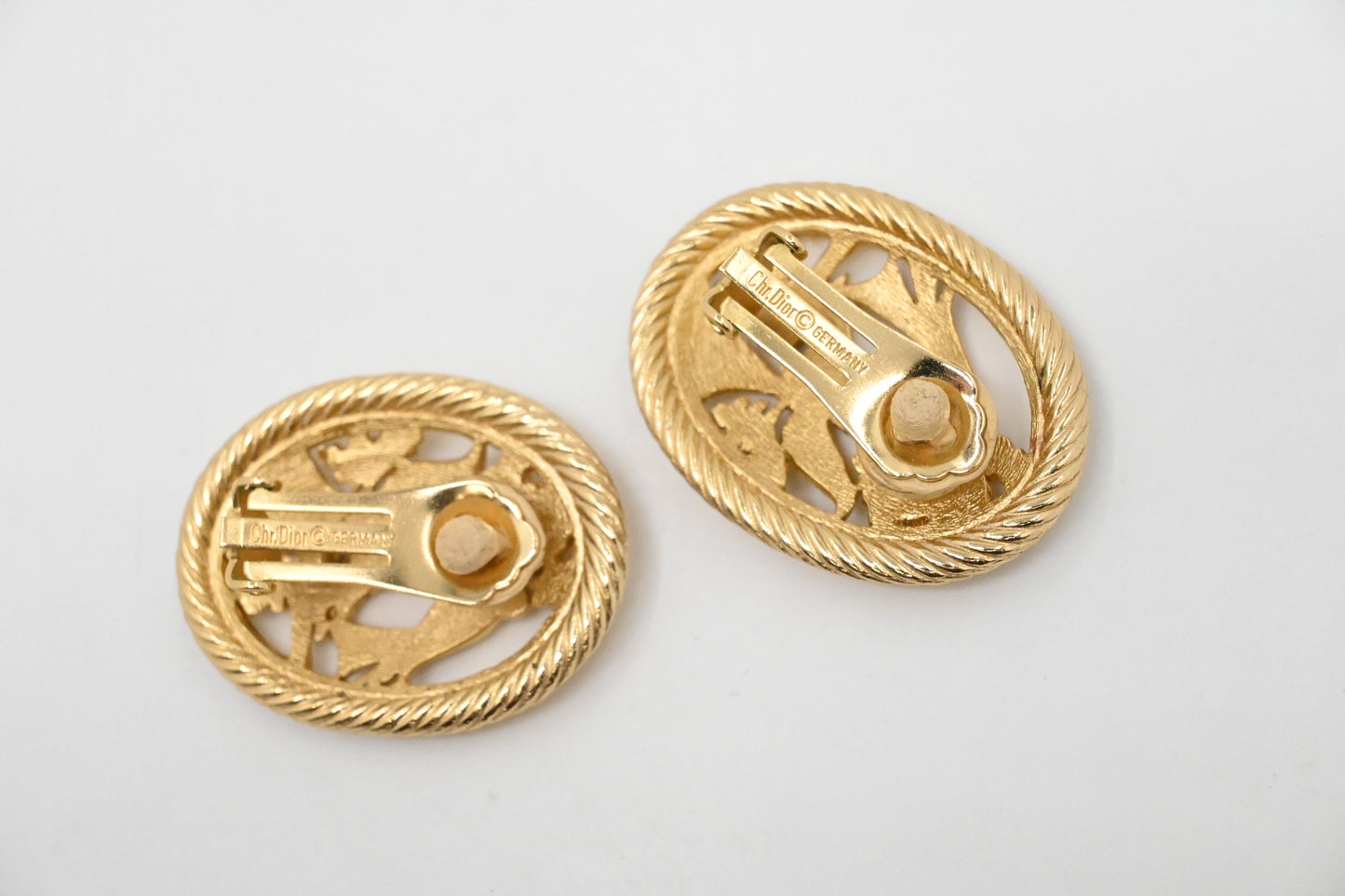 Dior Clip-On Bird Earrings