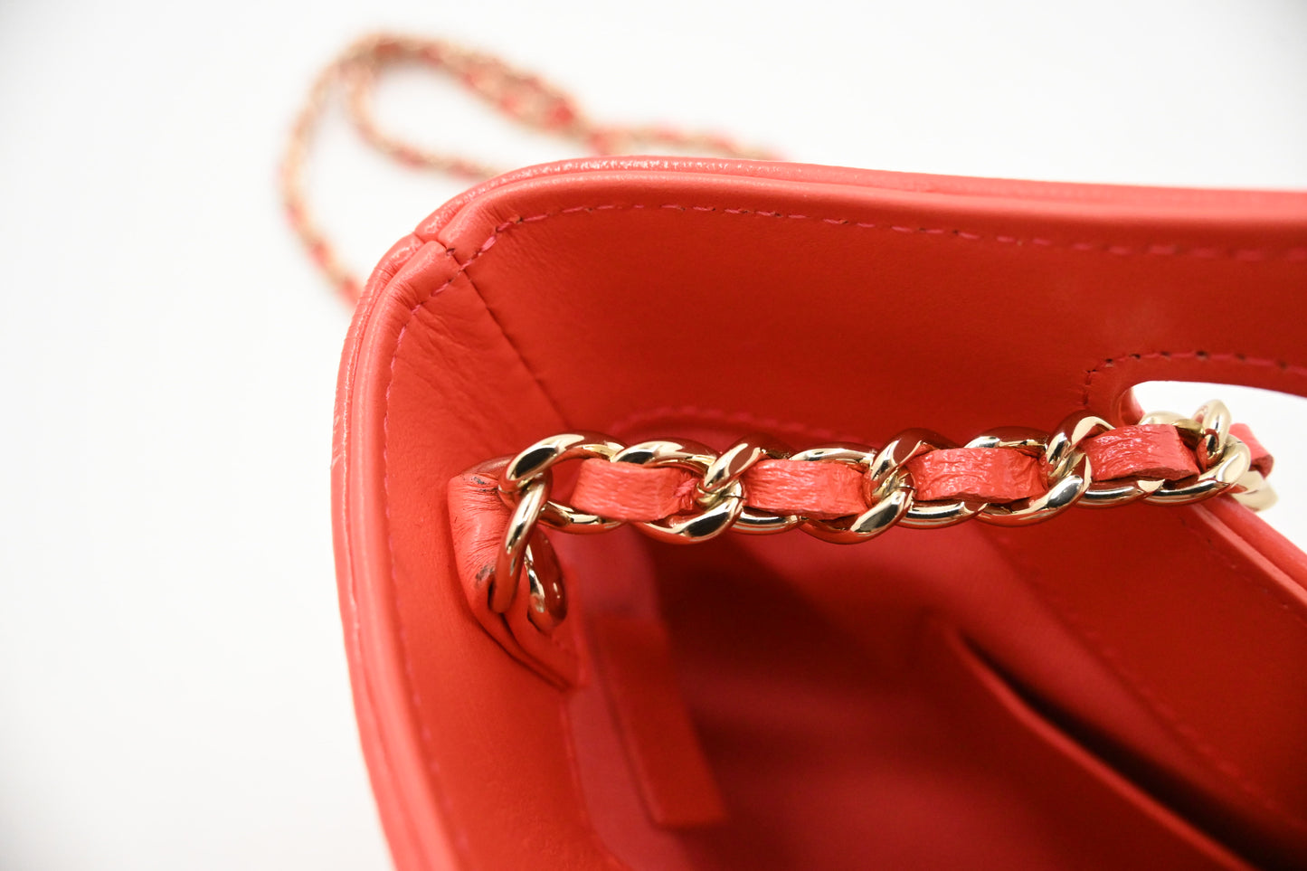 Chanel 31 Mini in Coral Leather