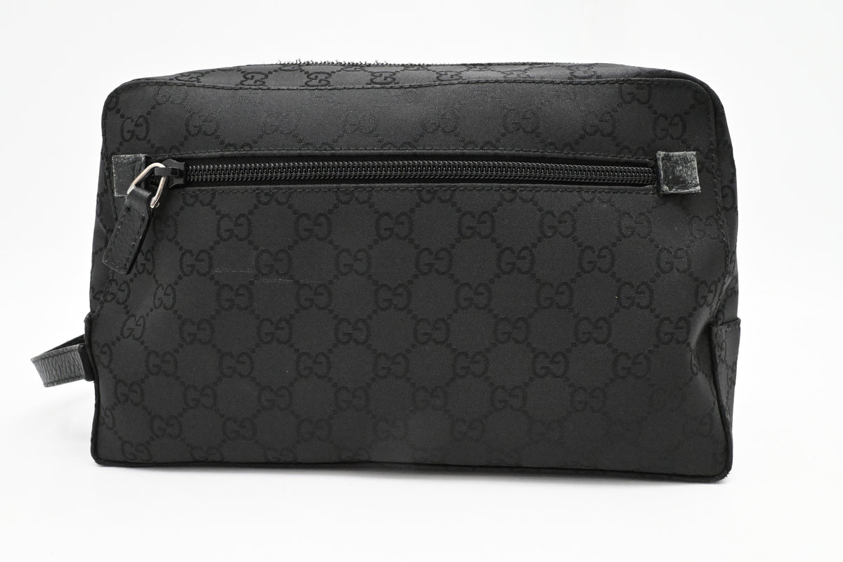 Gucci Pouch in Black Canvas