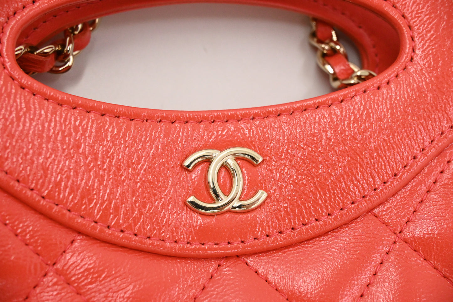 Chanel 31 Mini in Coral Leather