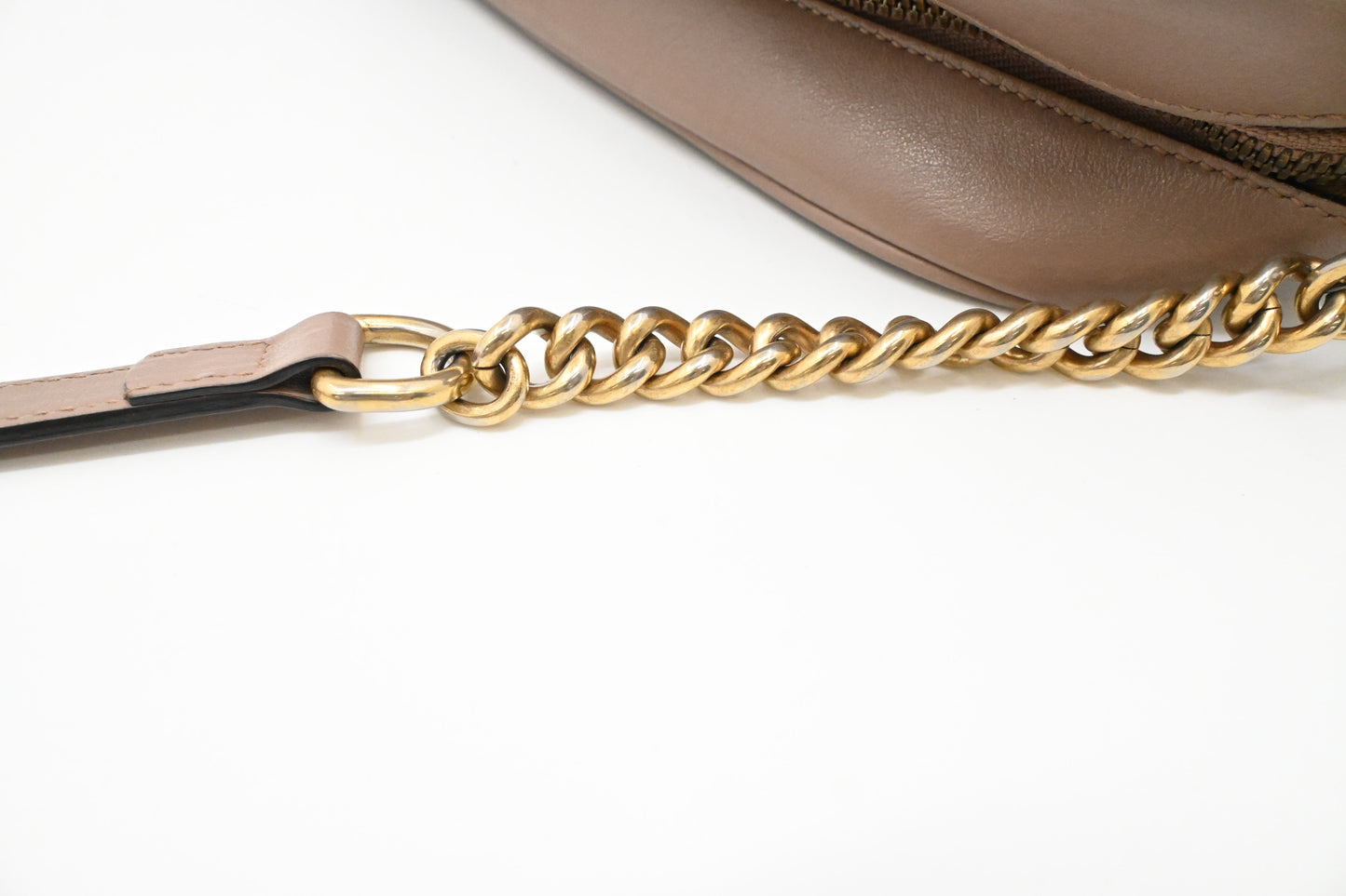 Gucci Marmont Crossbody in Porcelain Rose Leather