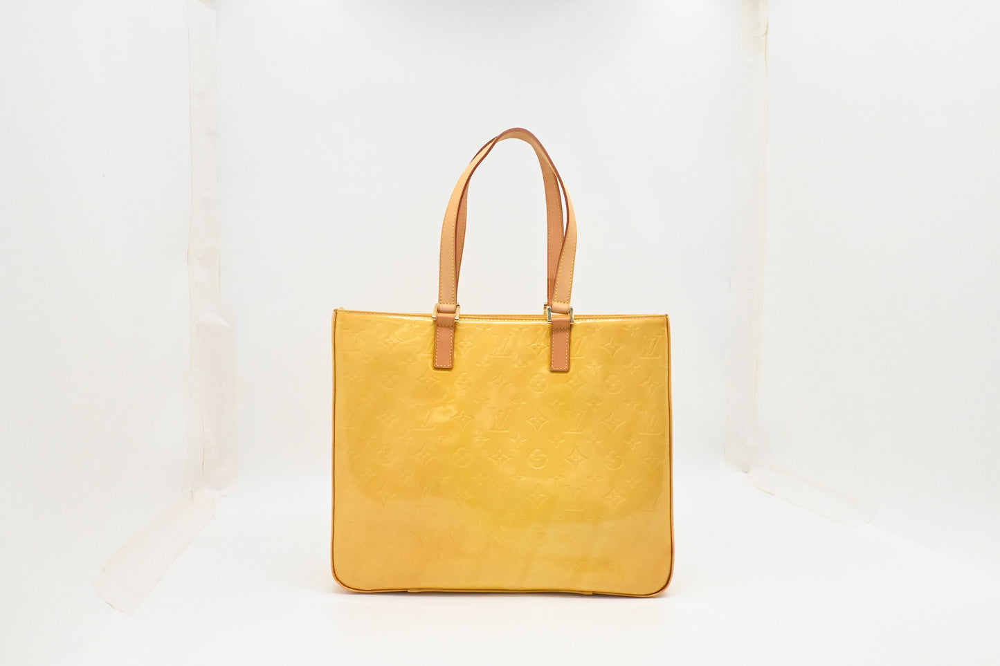 Louis Vuitton Columbus in Yellow Vernis Leather