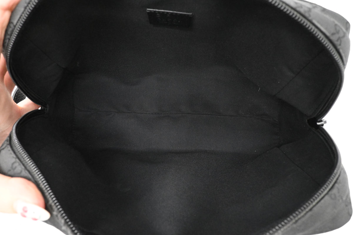 Gucci Pouch in Black Canvas
