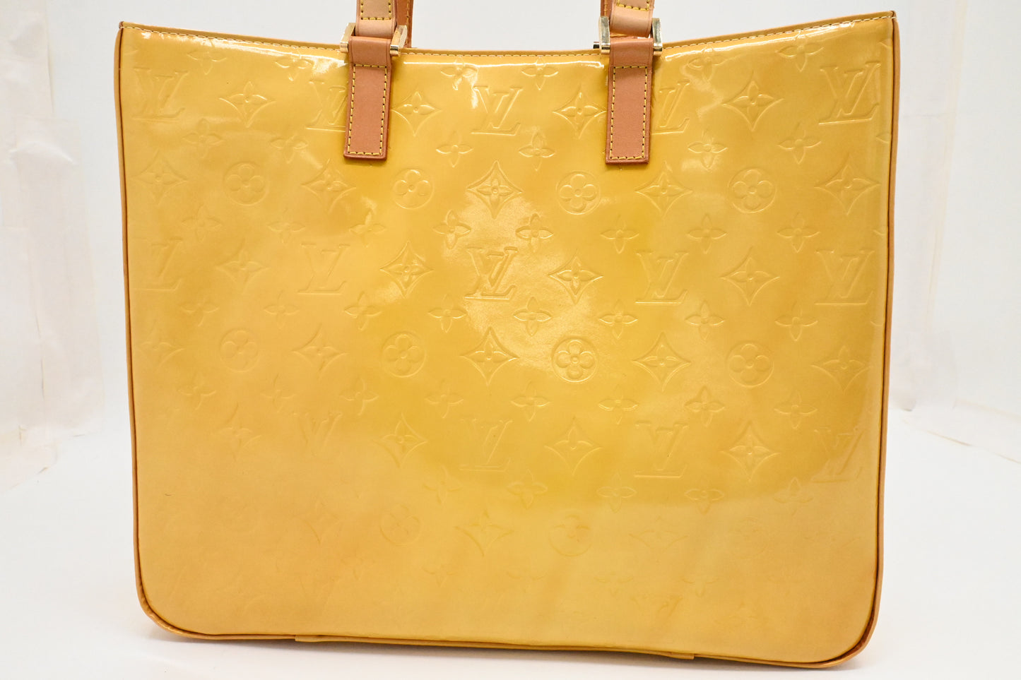 Louis Vuitton Columbus in Yellow Vernis Leather