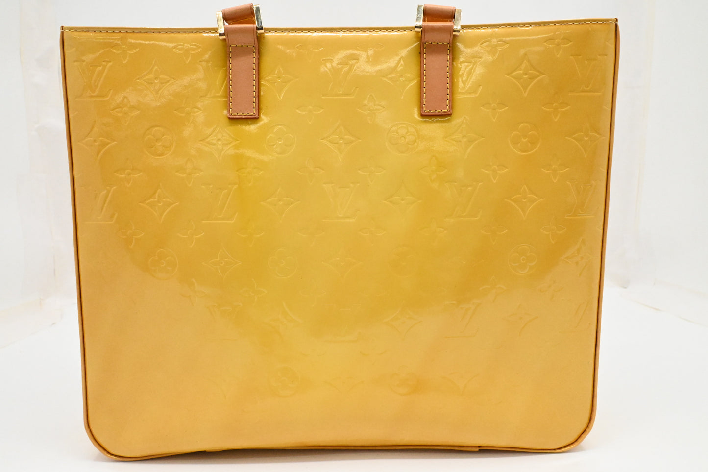 Louis Vuitton Columbus in Yellow Vernis Leather