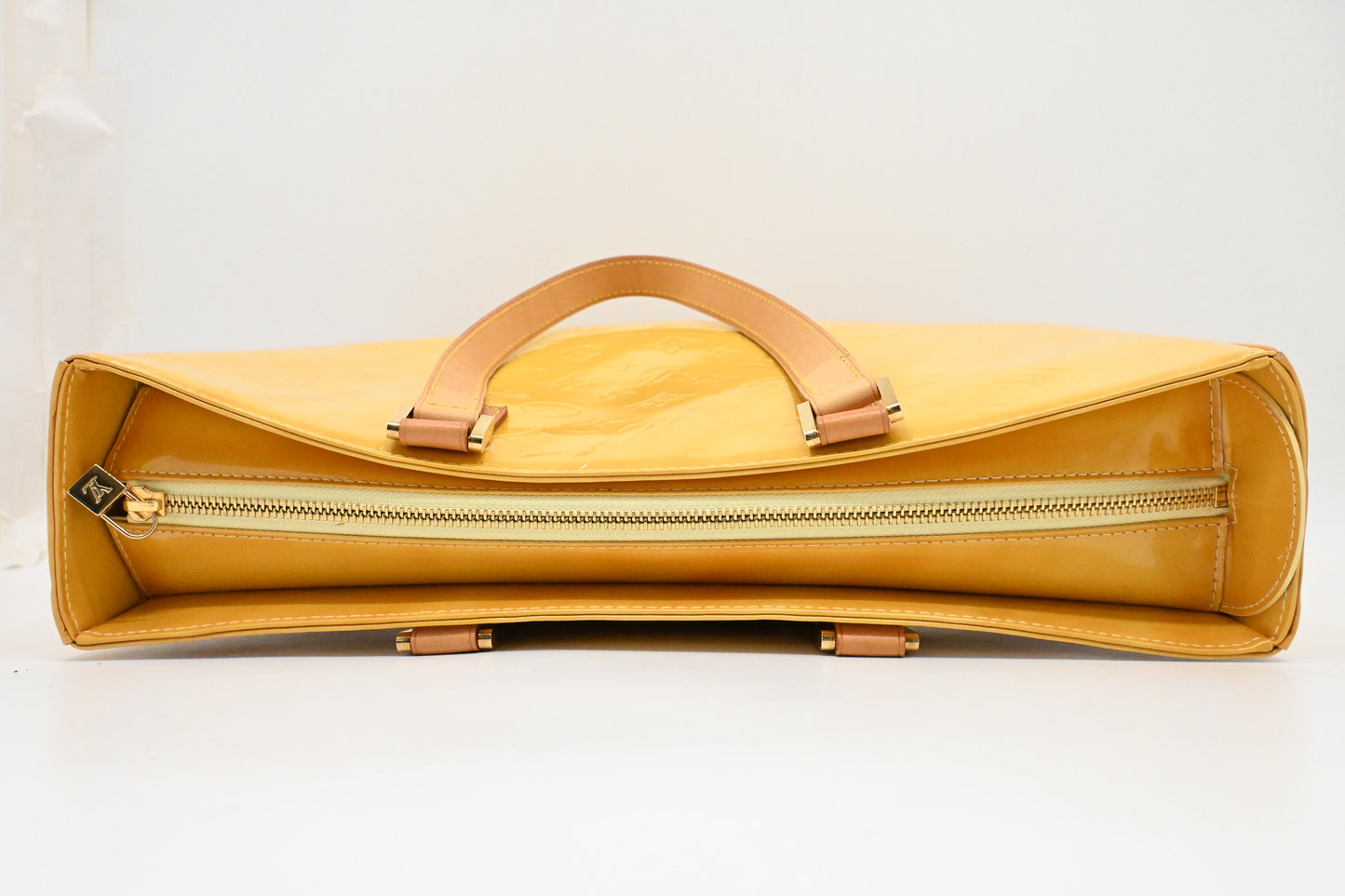 Louis Vuitton Columbus in Yellow Vernis Leather