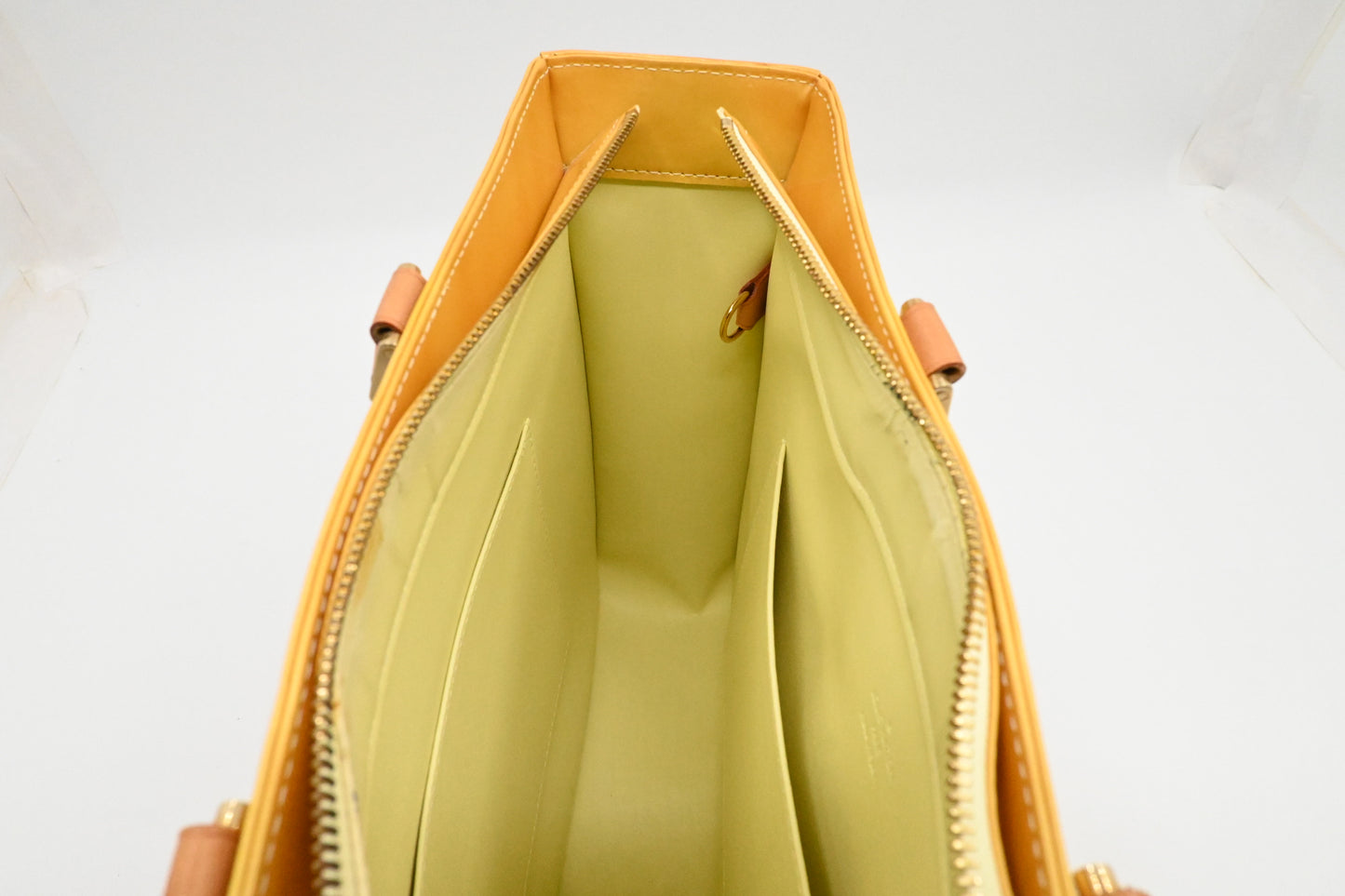 Louis Vuitton Columbus in Yellow Vernis Leather