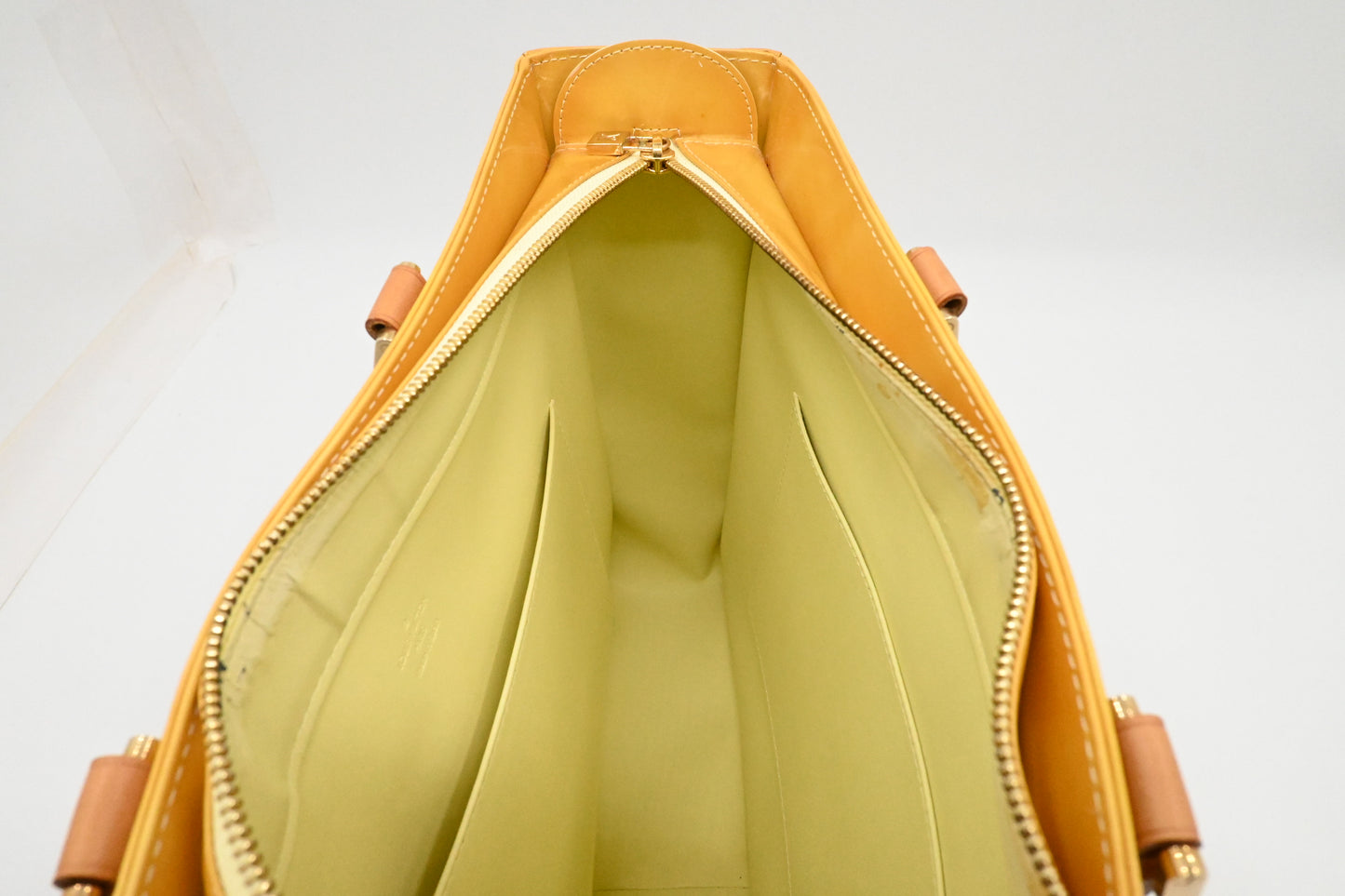 Louis Vuitton Columbus in Yellow Vernis Leather