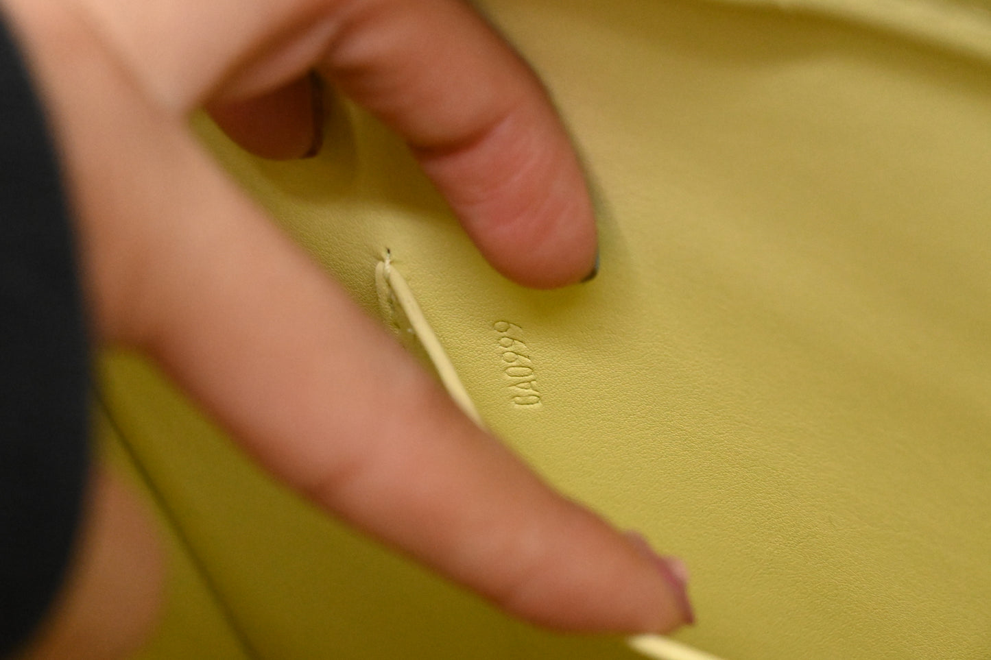 Louis Vuitton Columbus in Yellow Vernis Leather