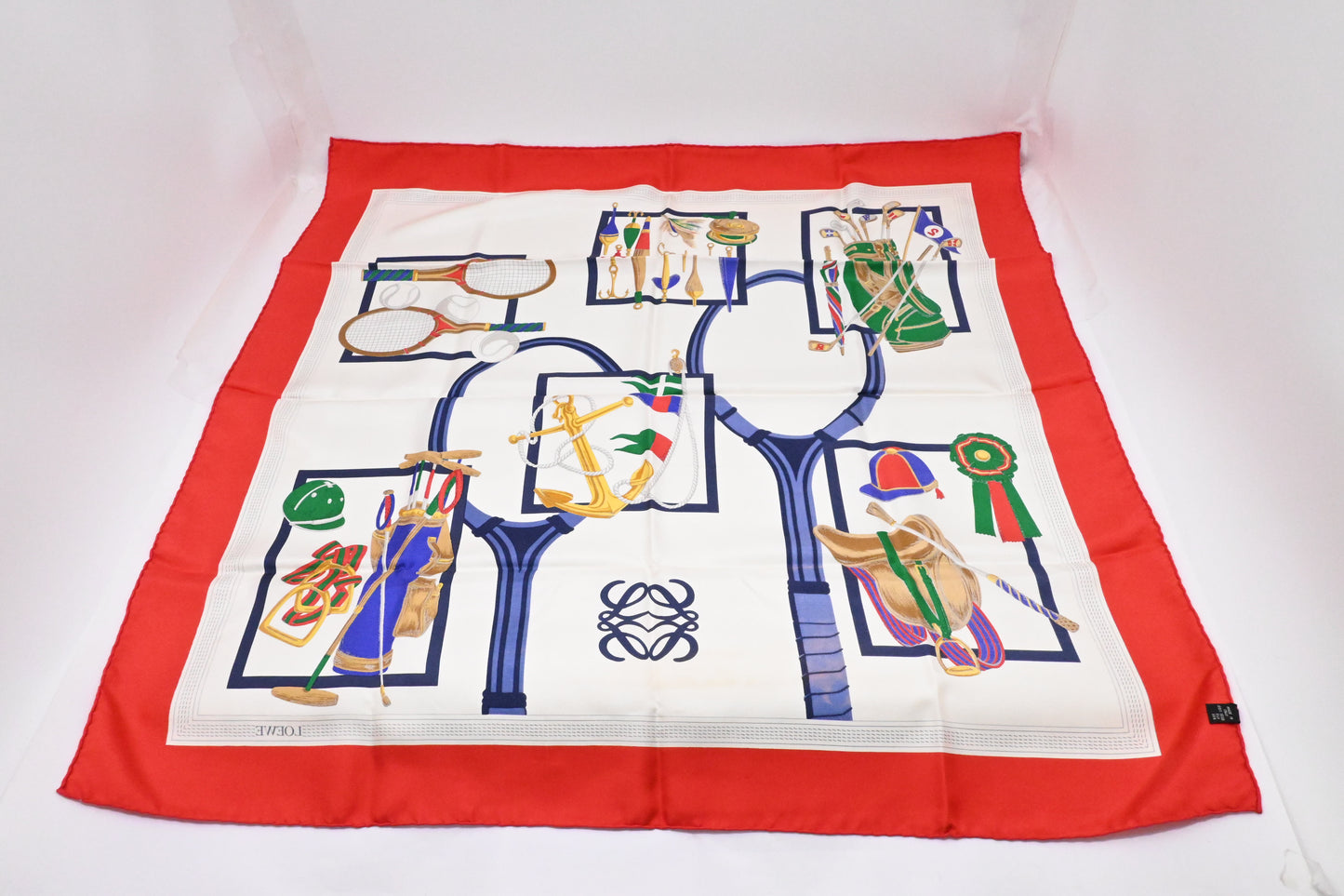 Loewe Racket Scarf in Silk