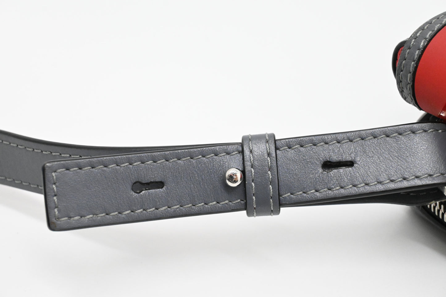 Louboutin Benech Reporter in Grey Leather