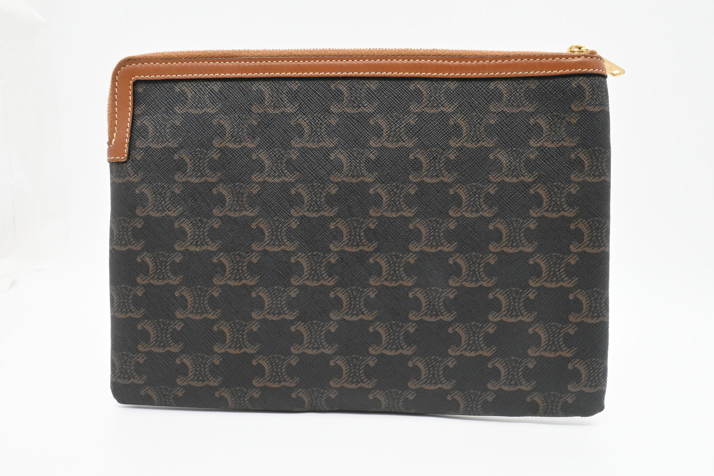 Celine Clutch in Triomphe Canvas