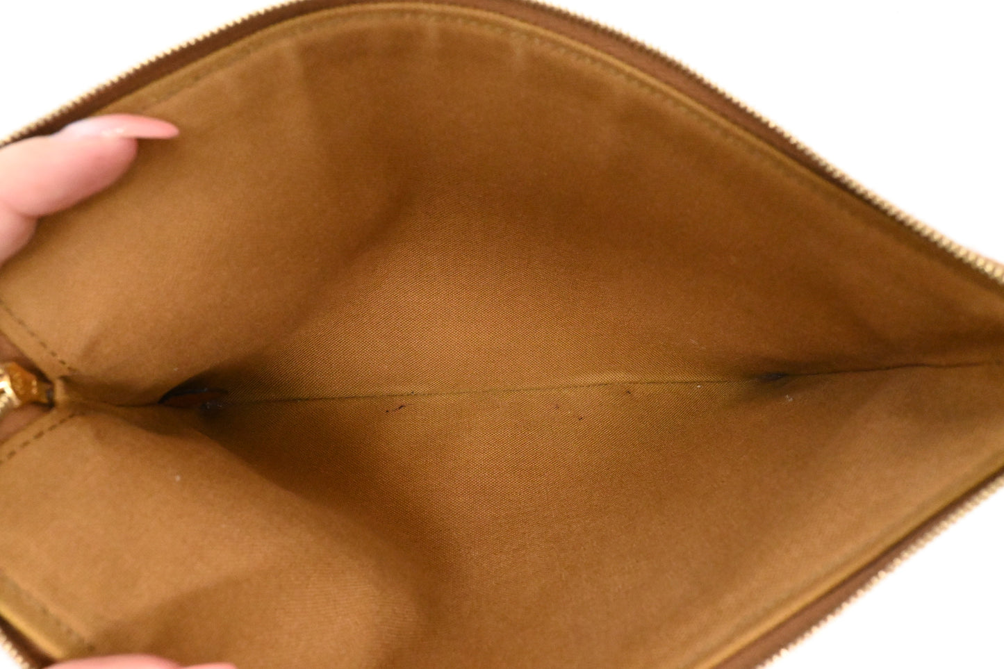 Celine Clutch in Triomphe Canvas