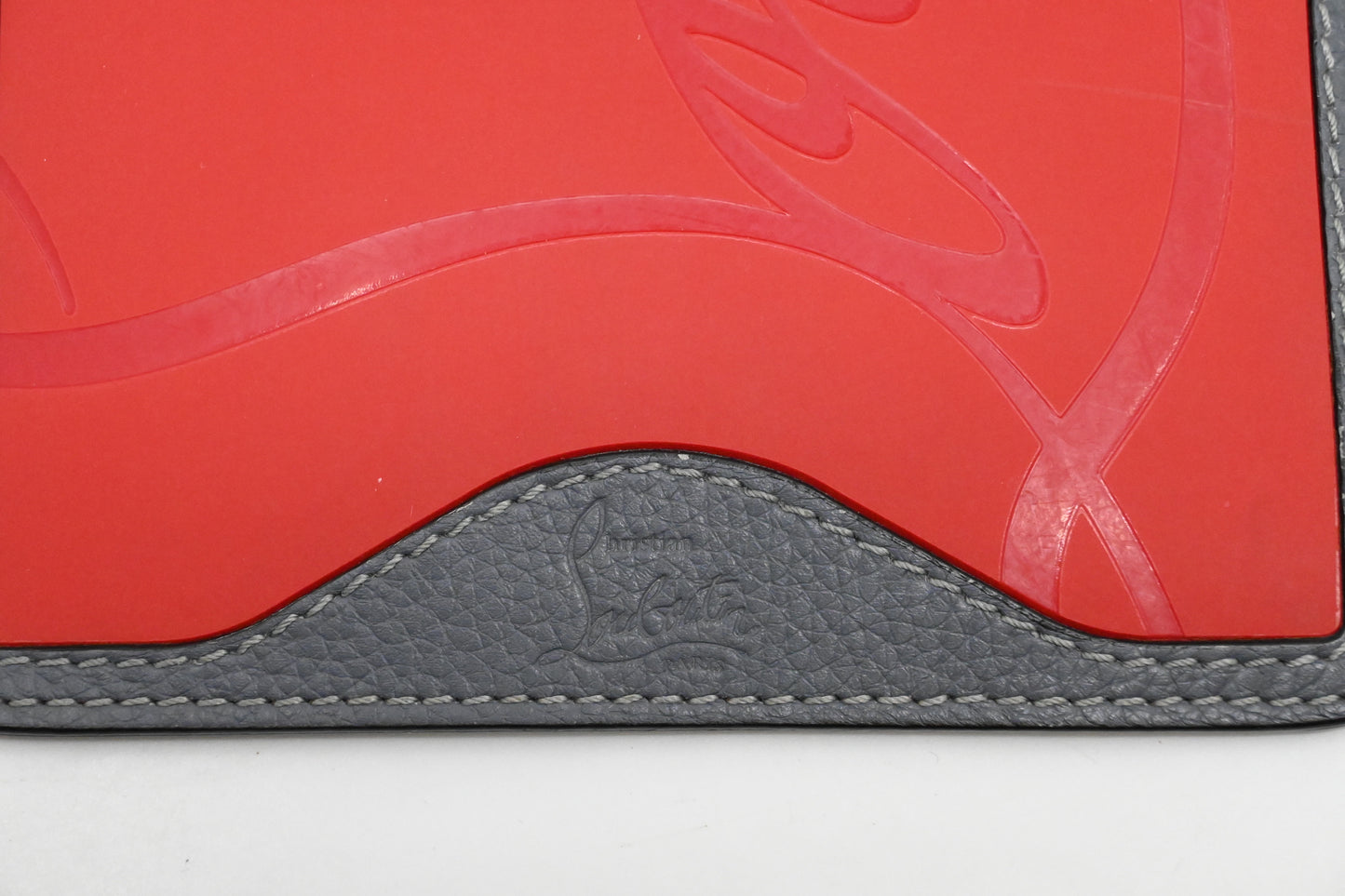 Louboutin Benech Reporter in Grey Leather