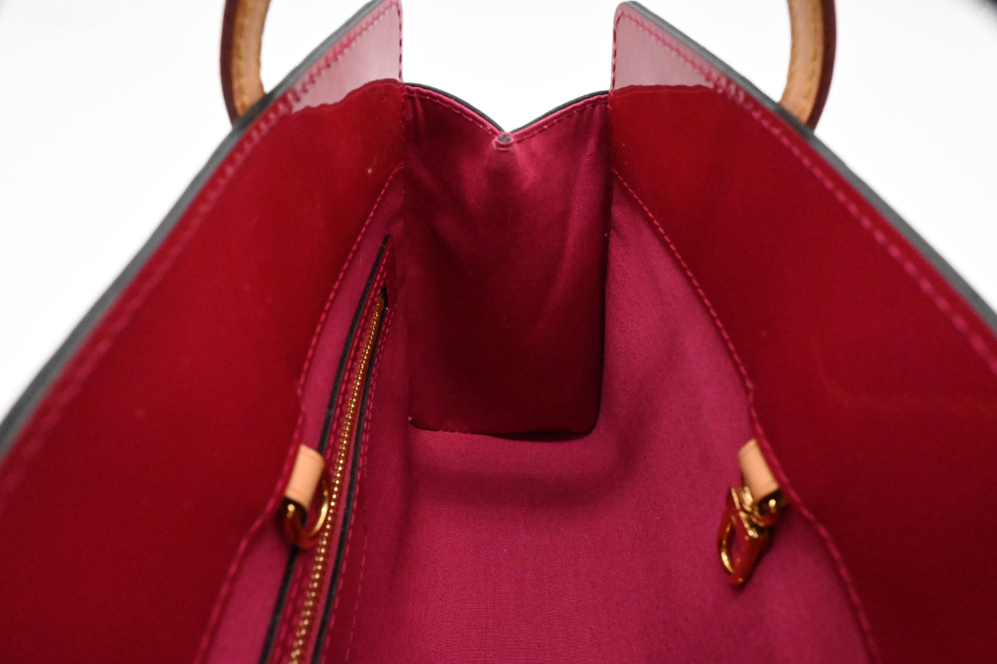 Louis Vuitton Catalina in Indian Rose Vernis Leather
