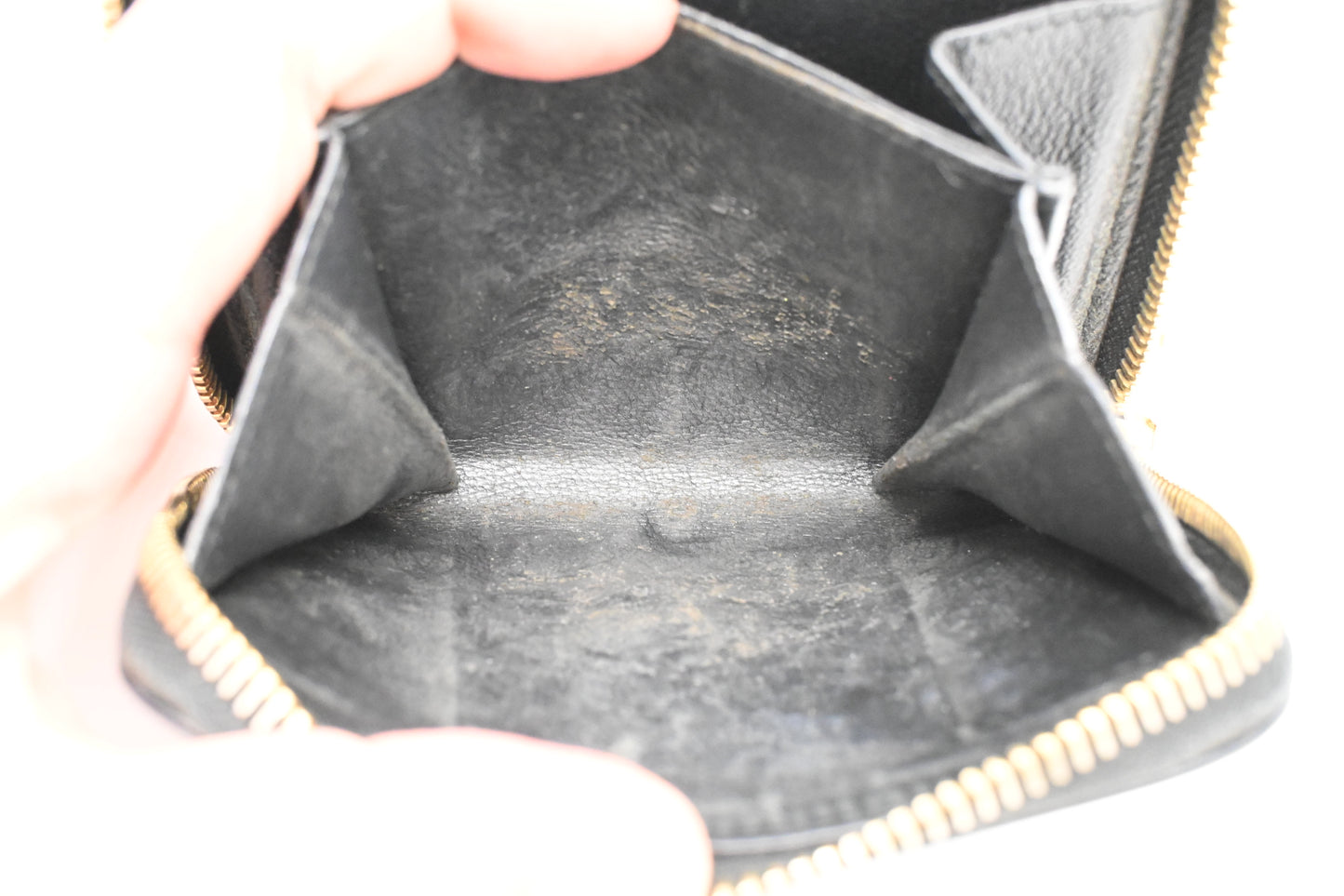 YSL Saint Laurent Compact Wallet in Black Leather