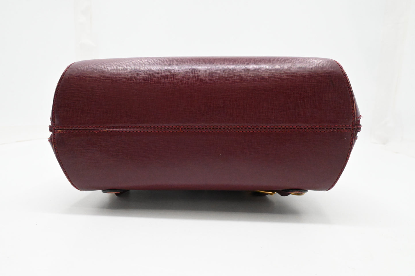 Cartier Backpack in Burgundy Leather