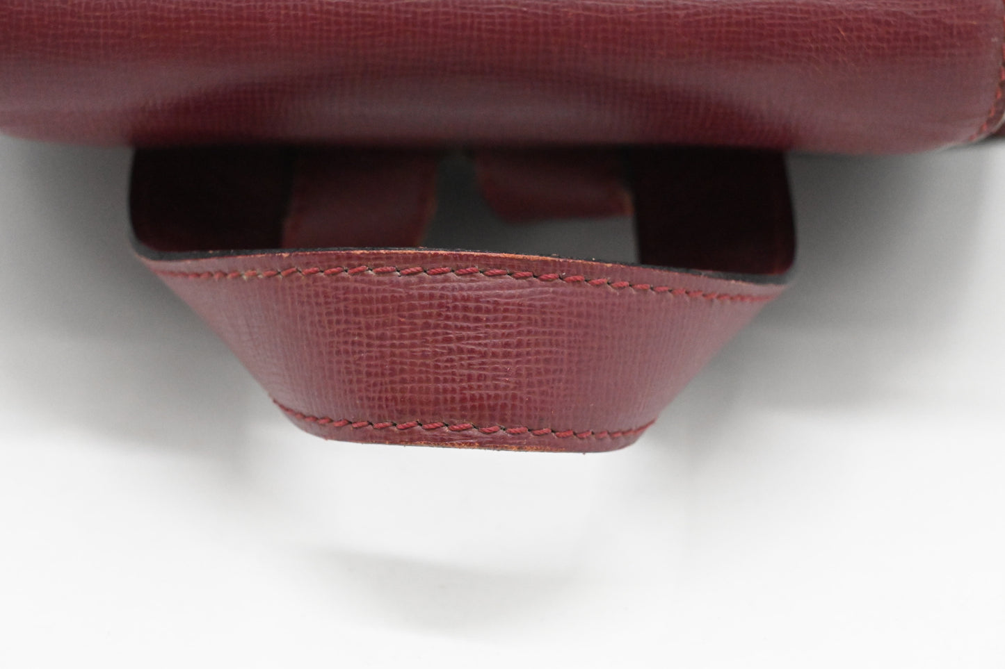 Cartier Backpack in Burgundy Leather
