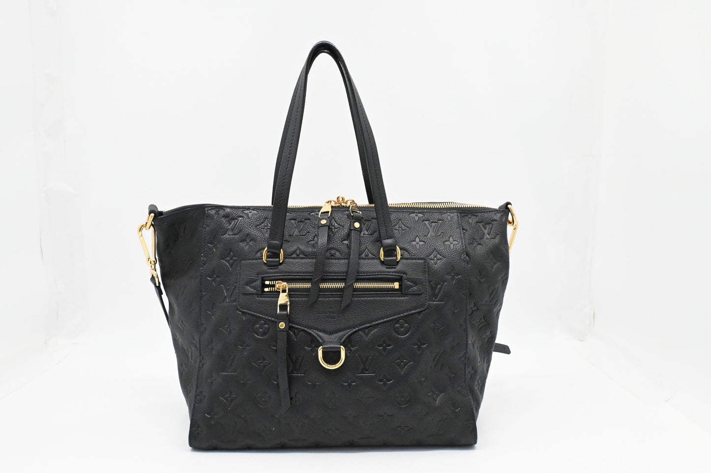 Louis Vuitton Lumineuse in Blue Infini Empreinte Leather