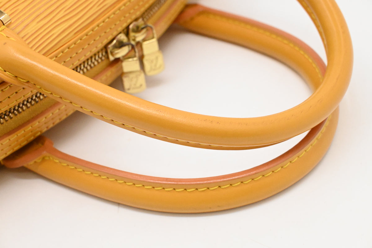 Louis Vuitton Jasmine in Yellow Epi Leather