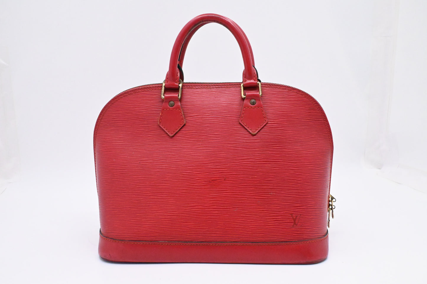 Louis Vuitton Alma in Red Epi Leather