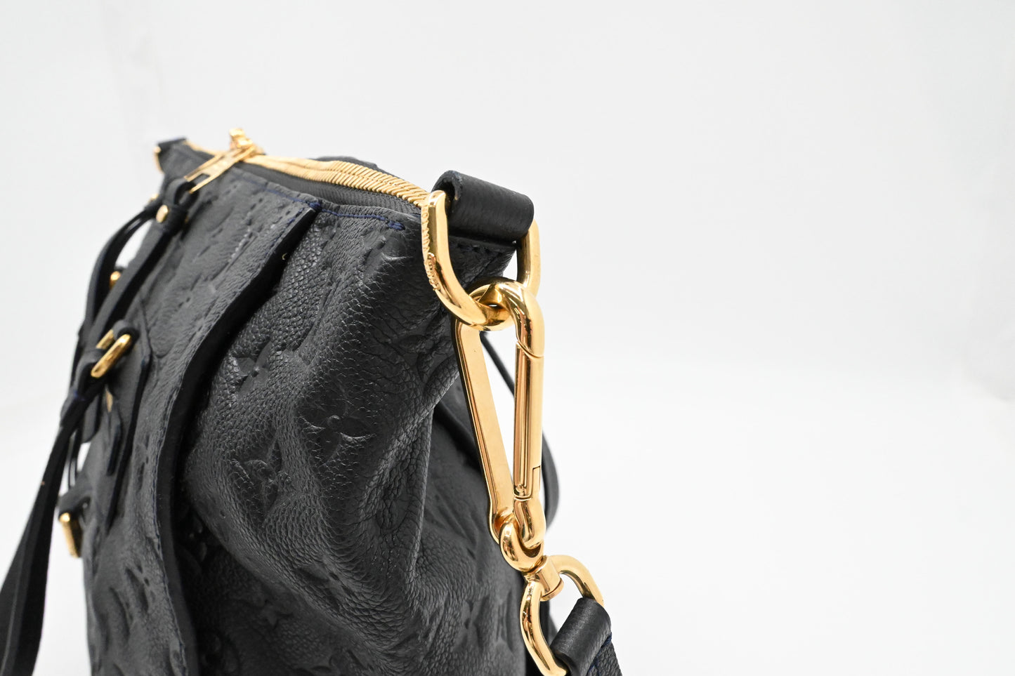 Louis Vuitton Lumineuse in Blue Infini Empreinte Leather