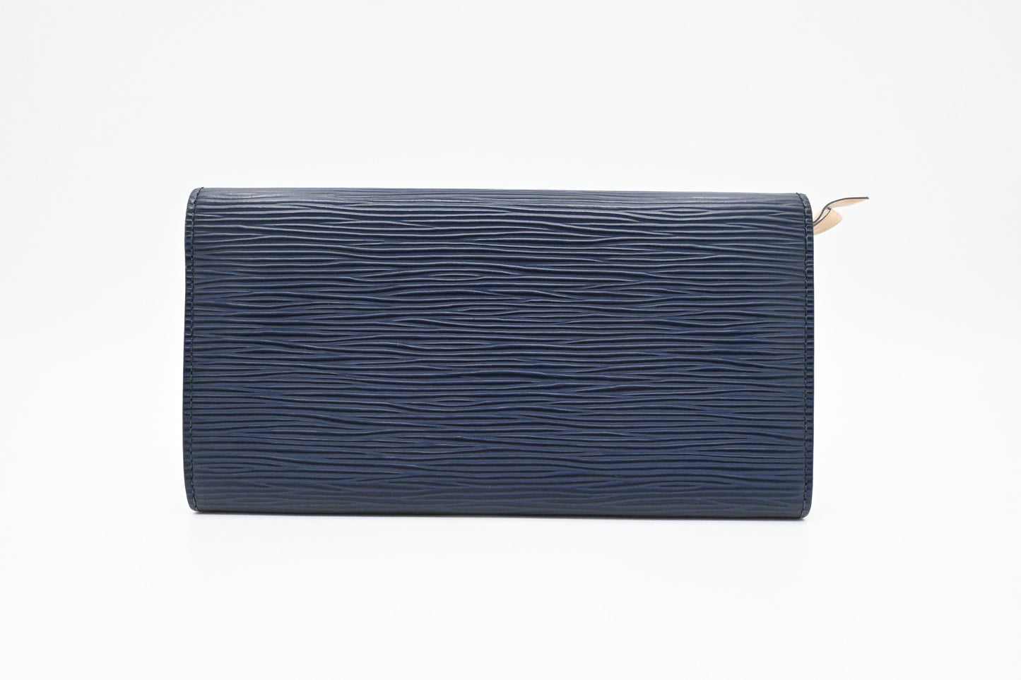Louis Vuitton Emilie Wallet in Navy Blue Epi Leather