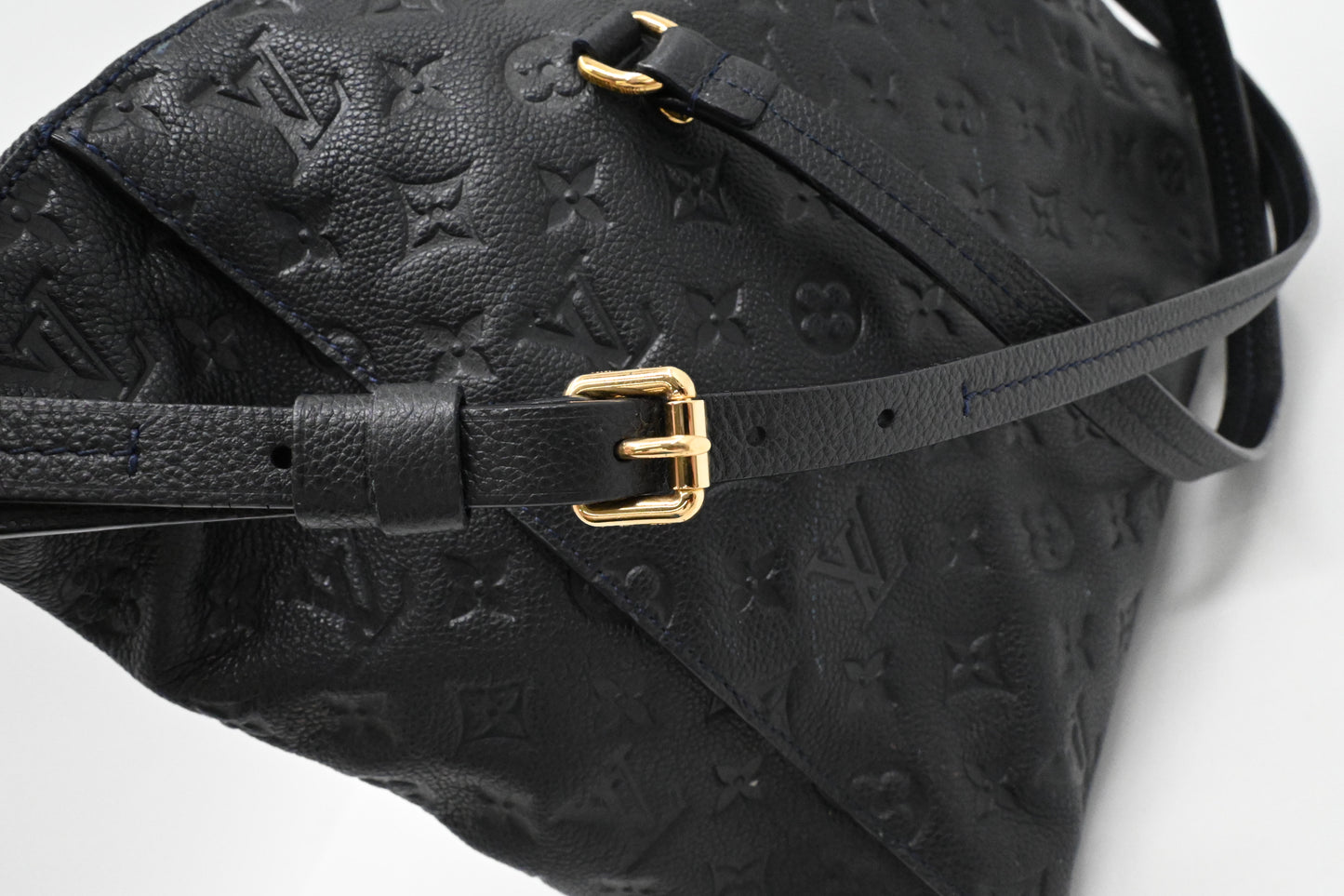 Louis Vuitton Lumineuse in Blue Infini Empreinte Leather