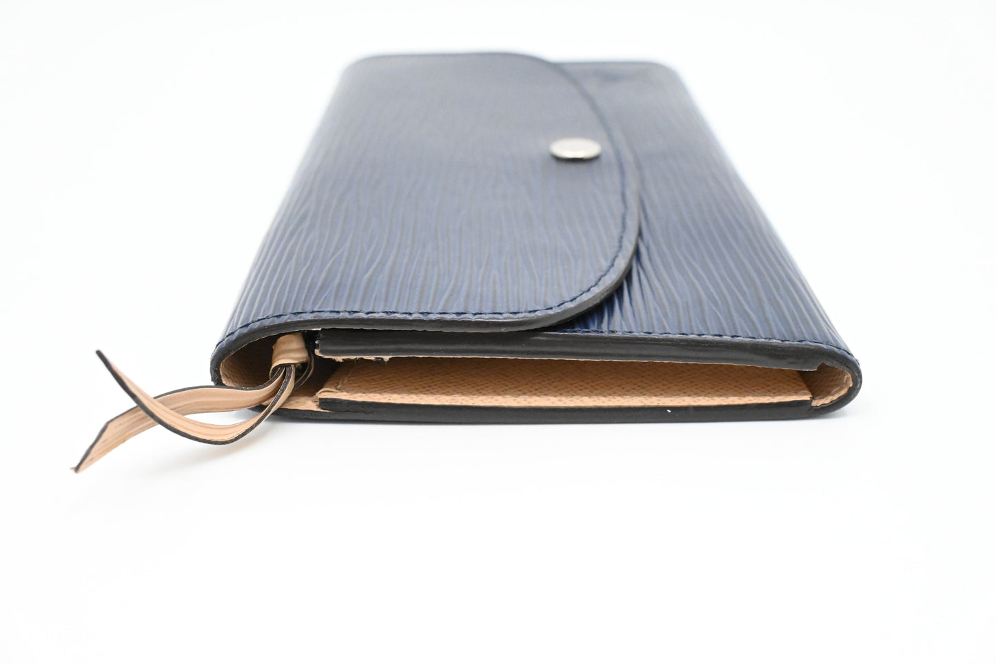 Louis Vuitton Emilie Wallet in Navy Blue Epi Leather
