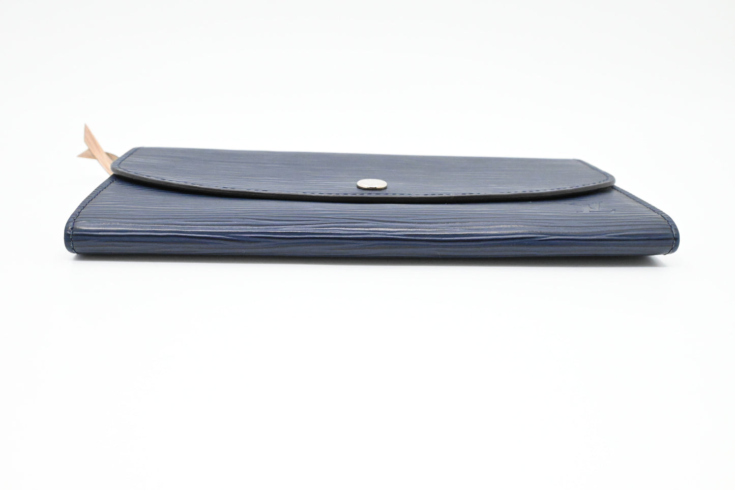 Louis Vuitton Emilie Wallet in Navy Blue Epi Leather